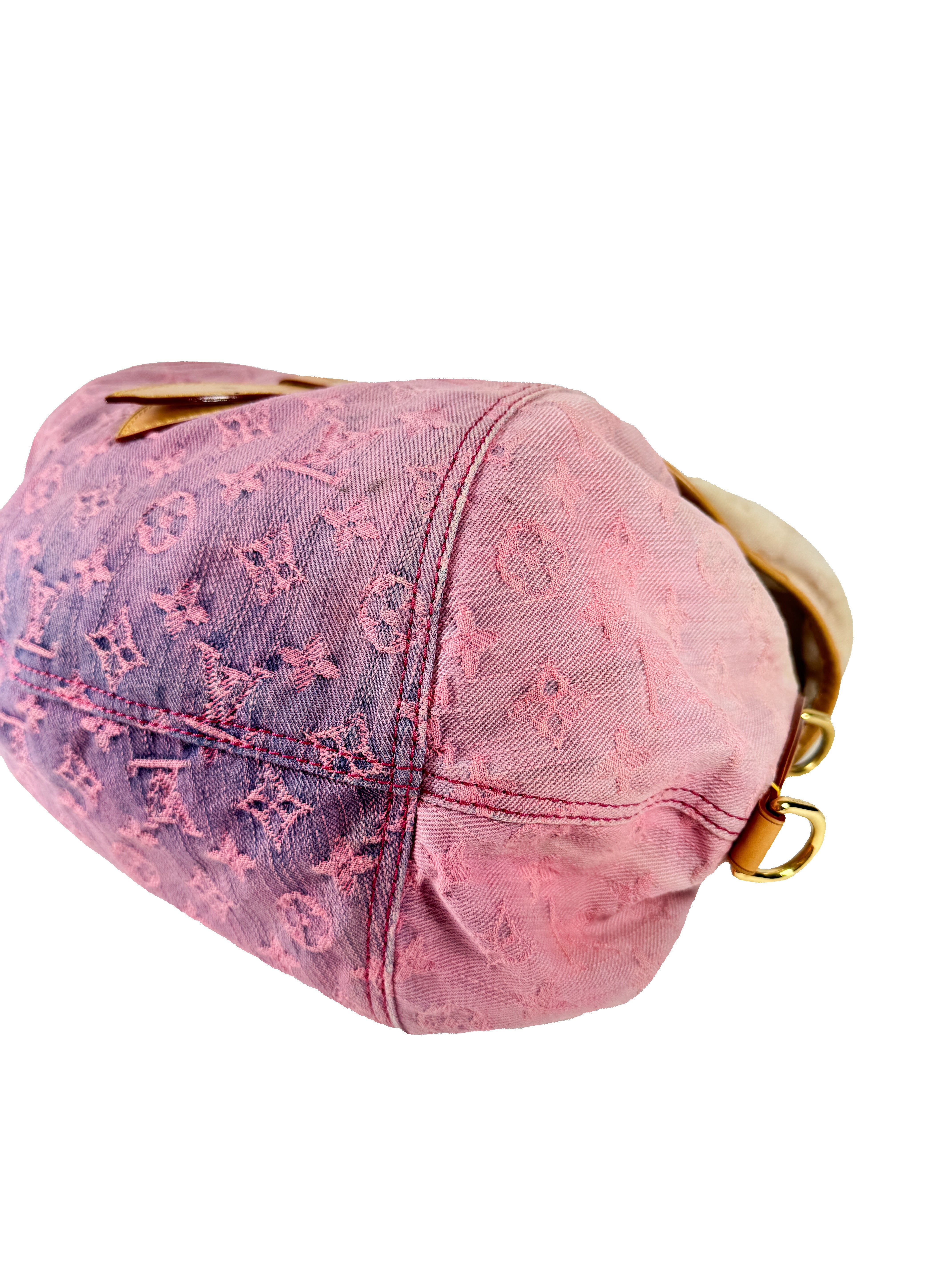 Louis Vuitton Sunshine pink denim monogram FL0130