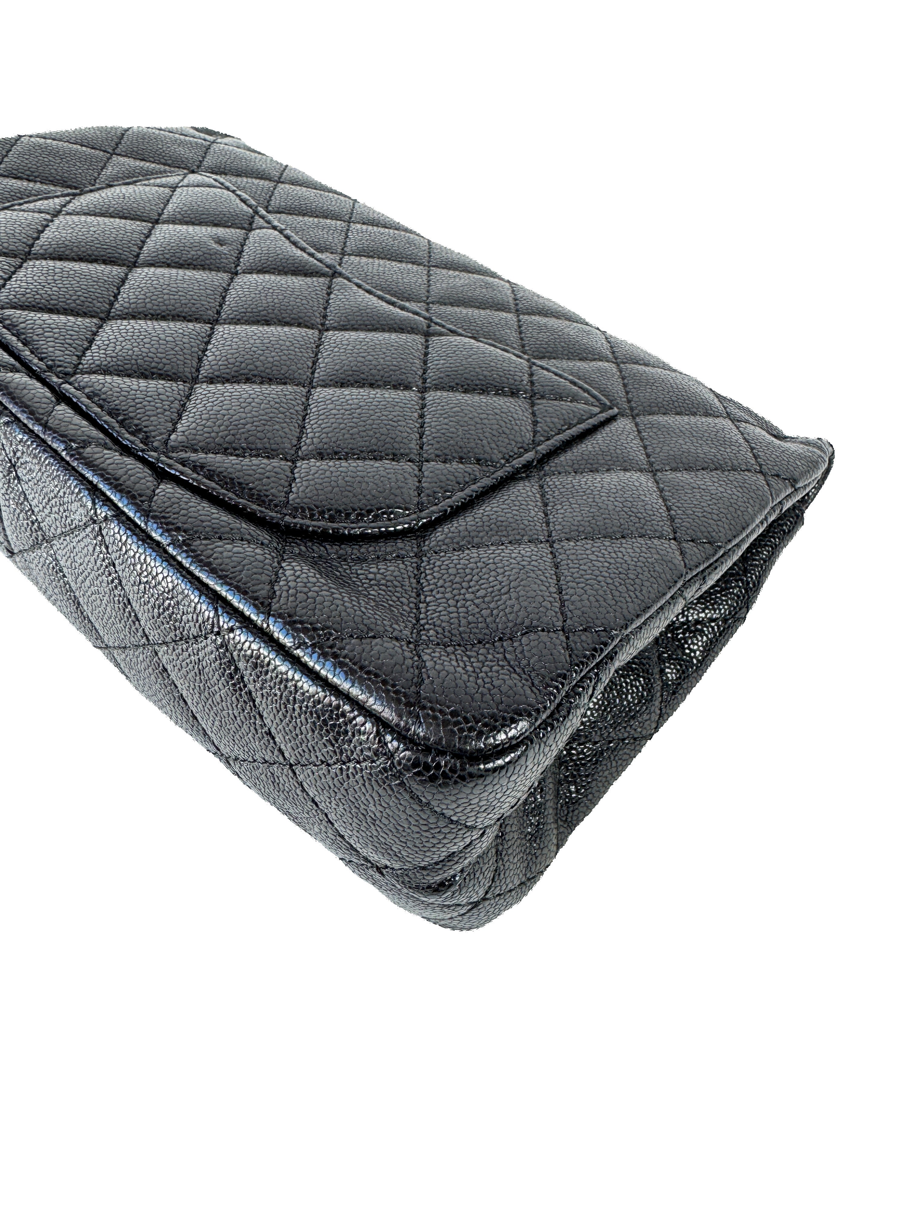 Chanel Reissue 2.55 Flap Bag Quilted Caviar 226 16549886