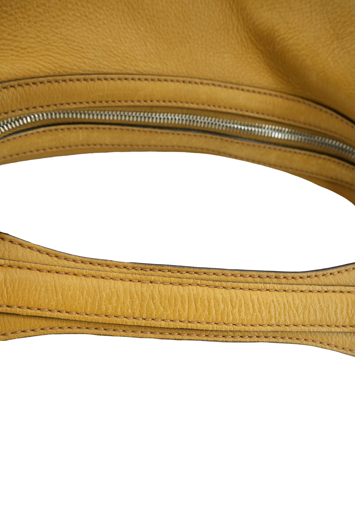 Gucci yellow leather horsebit shoulder bag 232961 001998