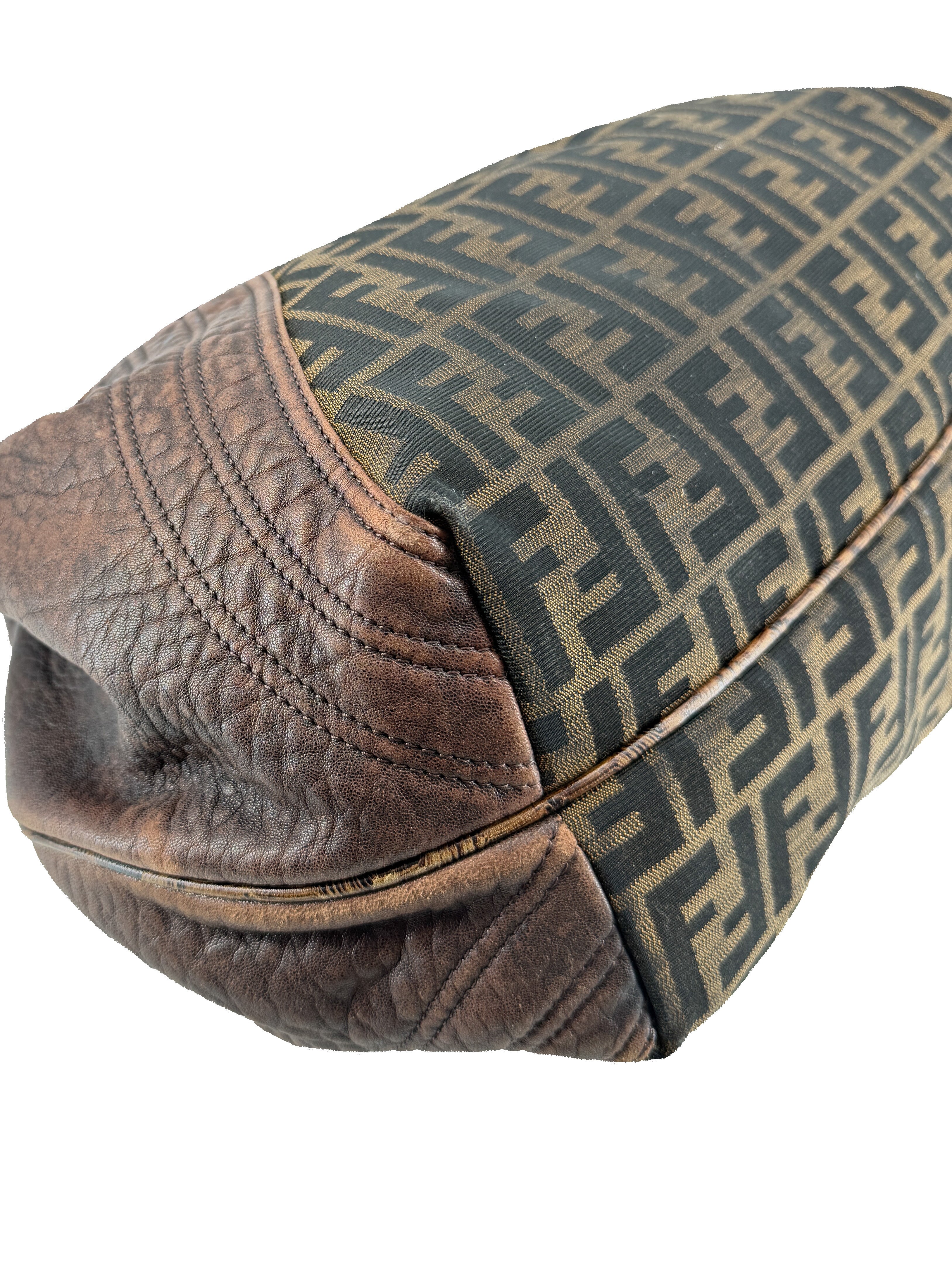 Fendi brown Zucca Spy bag *as is*
