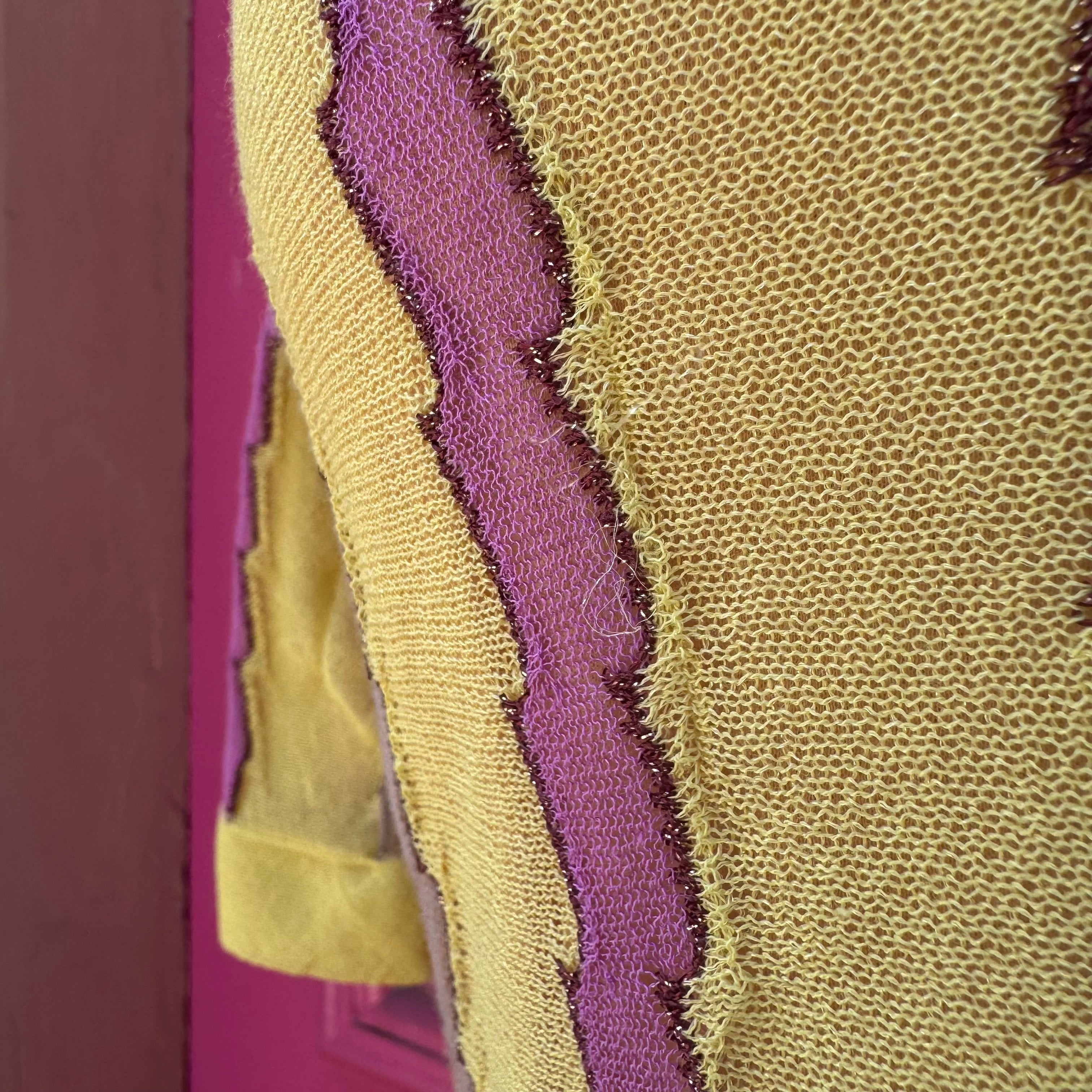 M Missoni yellow knit dress size 6