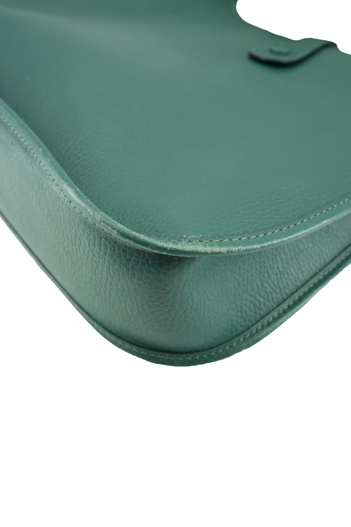 Hermès dark green Evelyne I GM Courchevel (Y)