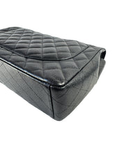 Chanel black maxi double flap Caviar 15369670