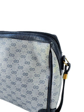 Gucci navy mirco GG vintage crossbody 007-89-0042