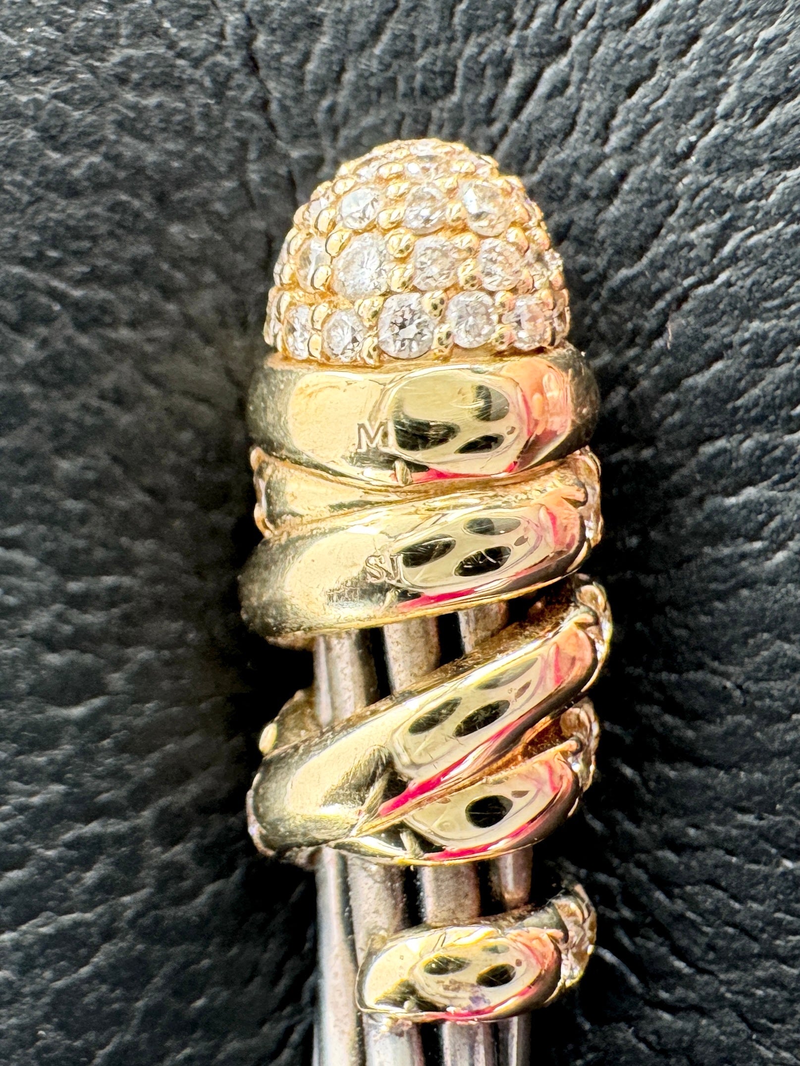 David Yurman Helena diamond bangle bracelet 4mm