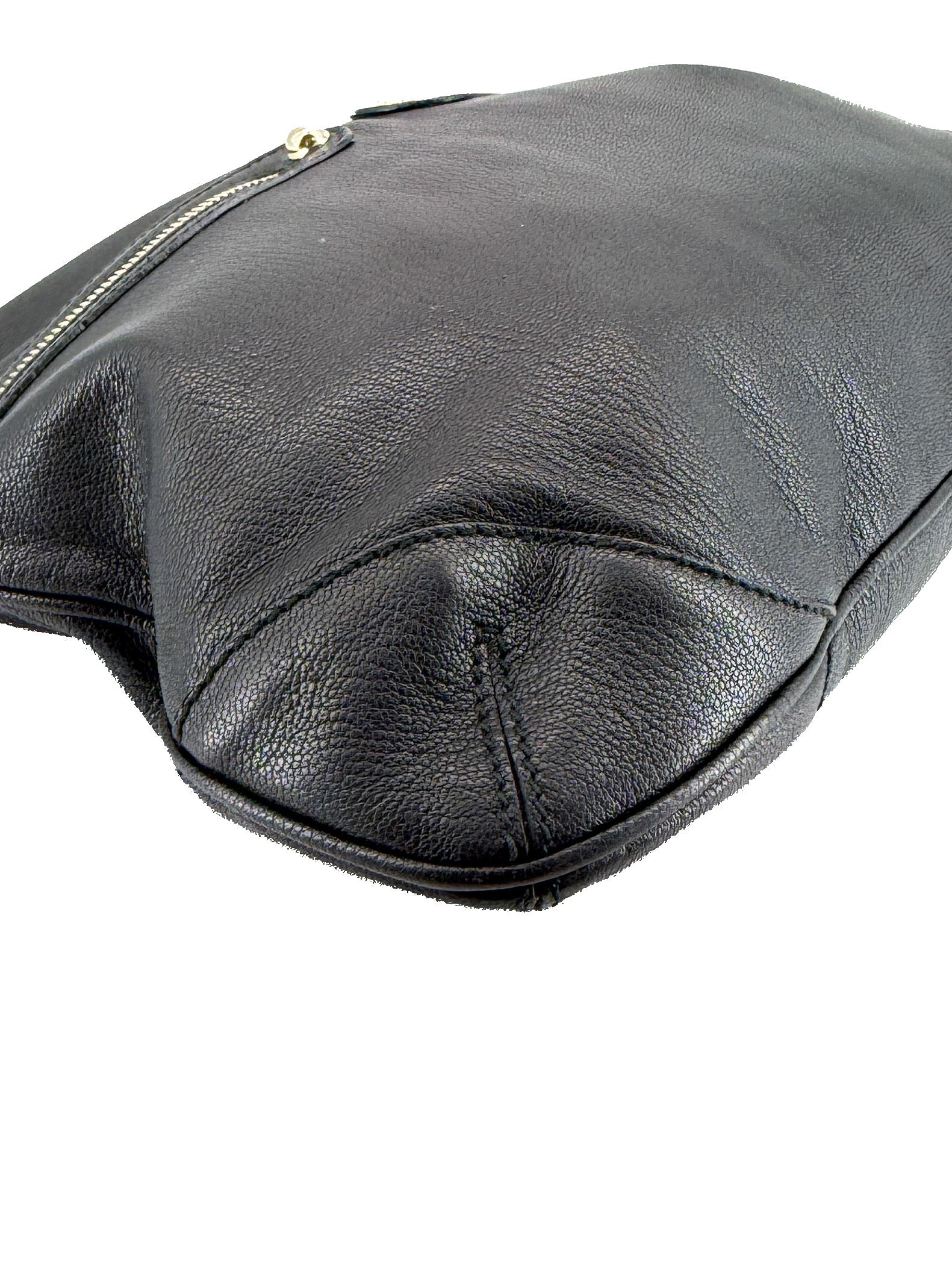 Gucci black leather Princy Chain hobo bag 154392 204992