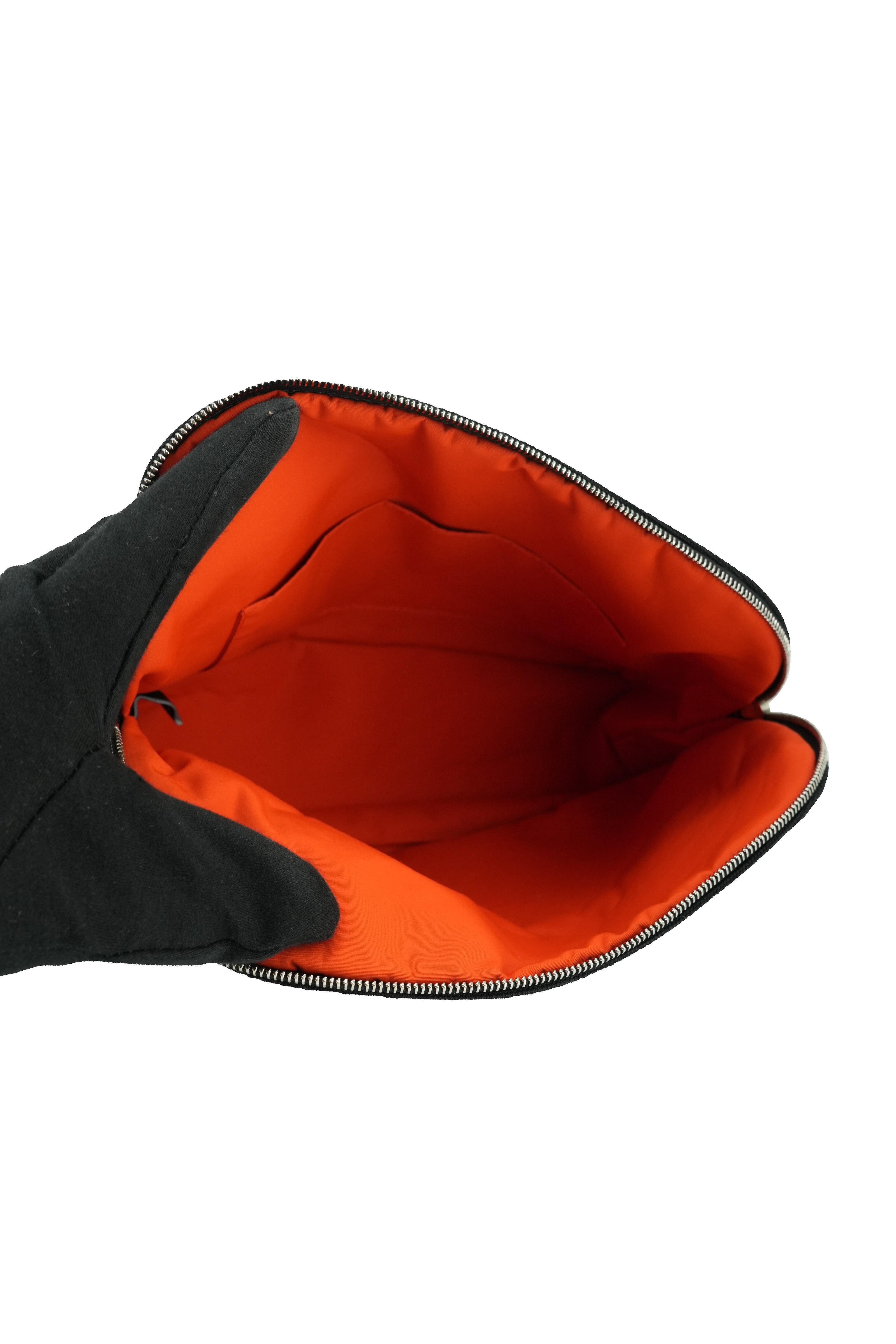 Hermès black Bolide medium zip pouch