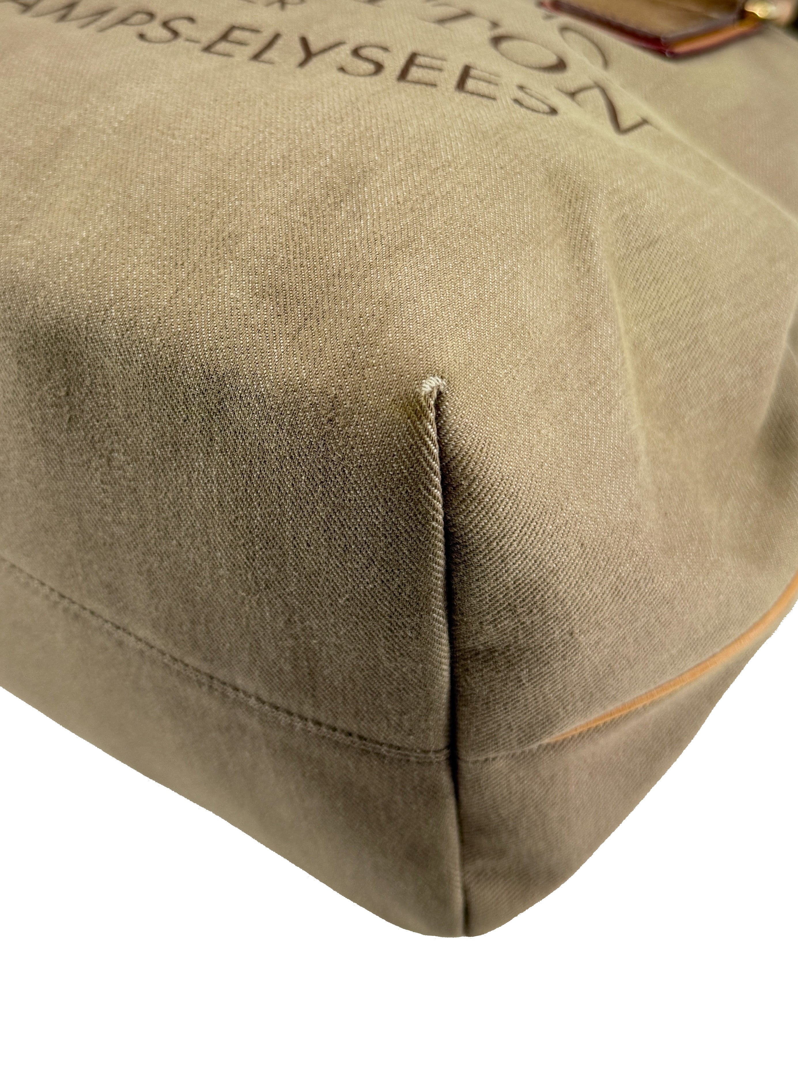 Louis Vuitton Articles de Voyage brown canvas tote FO1112