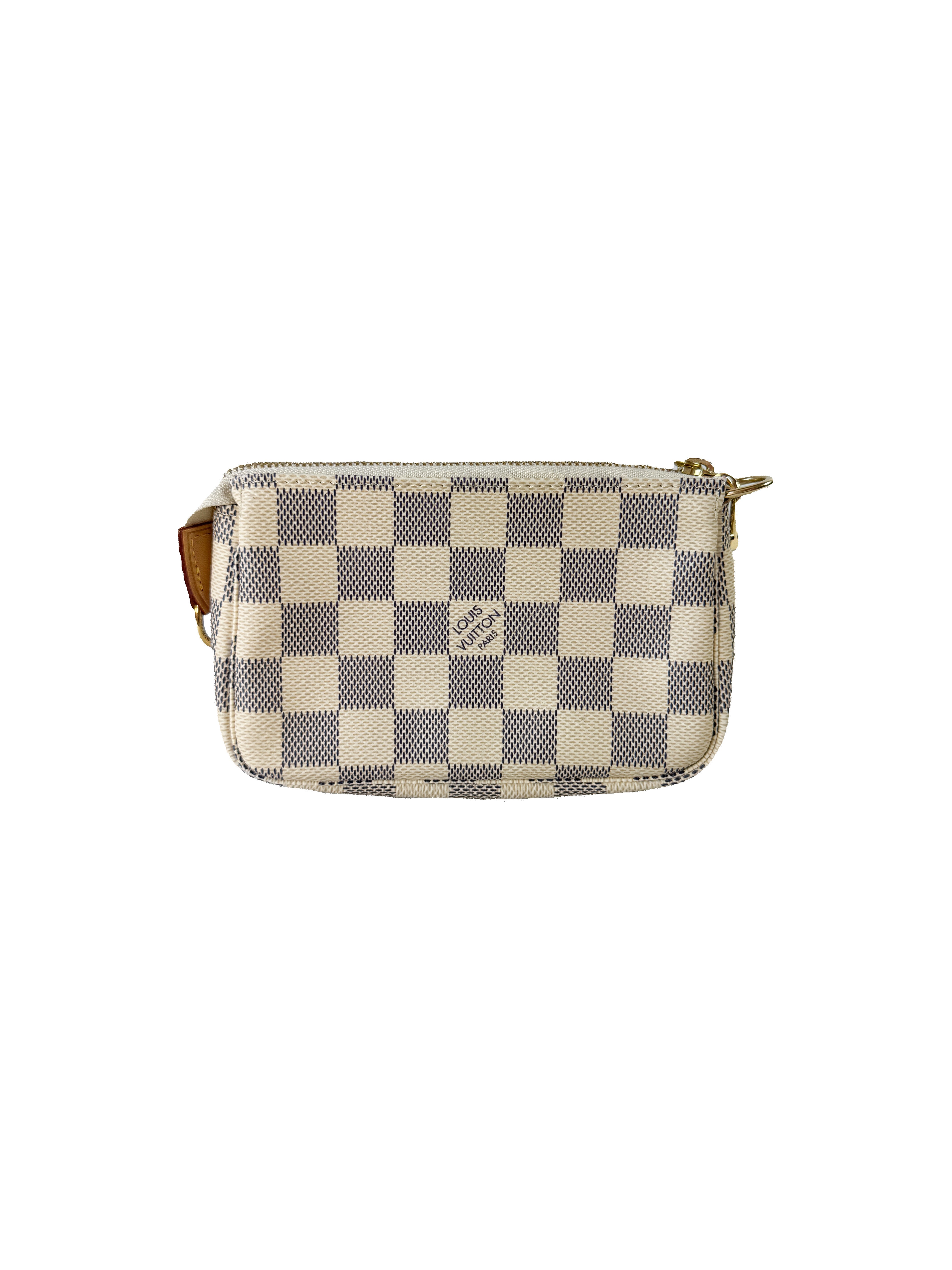 Louis Vuitton damier azur mini pochette accessories SF0168
