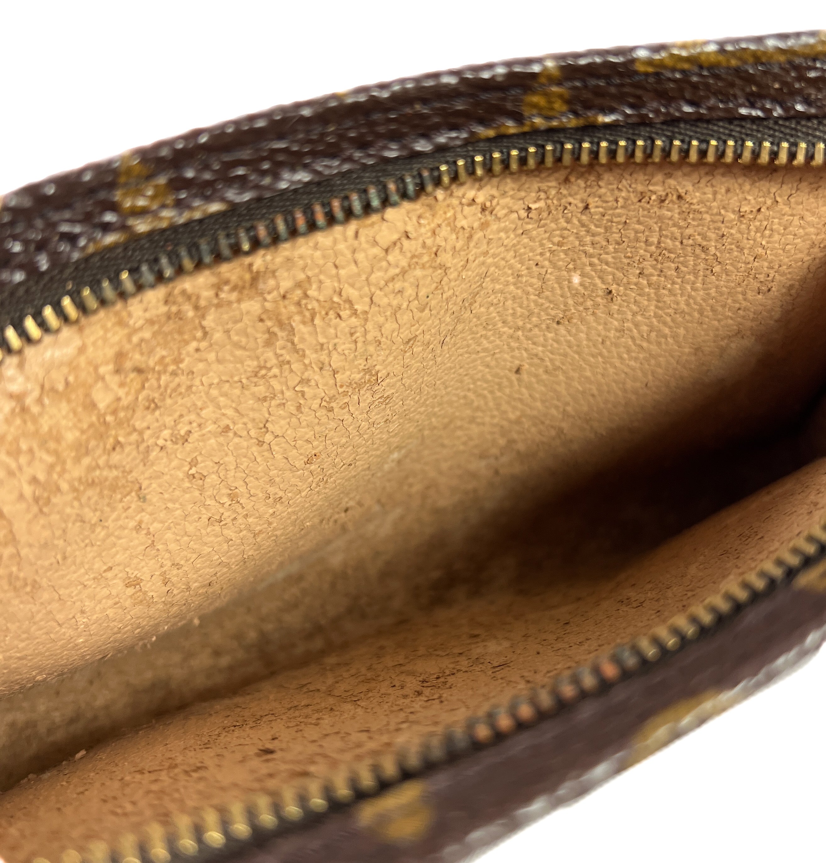 Louis Vuitton monogram bucket zip pouch **as is**