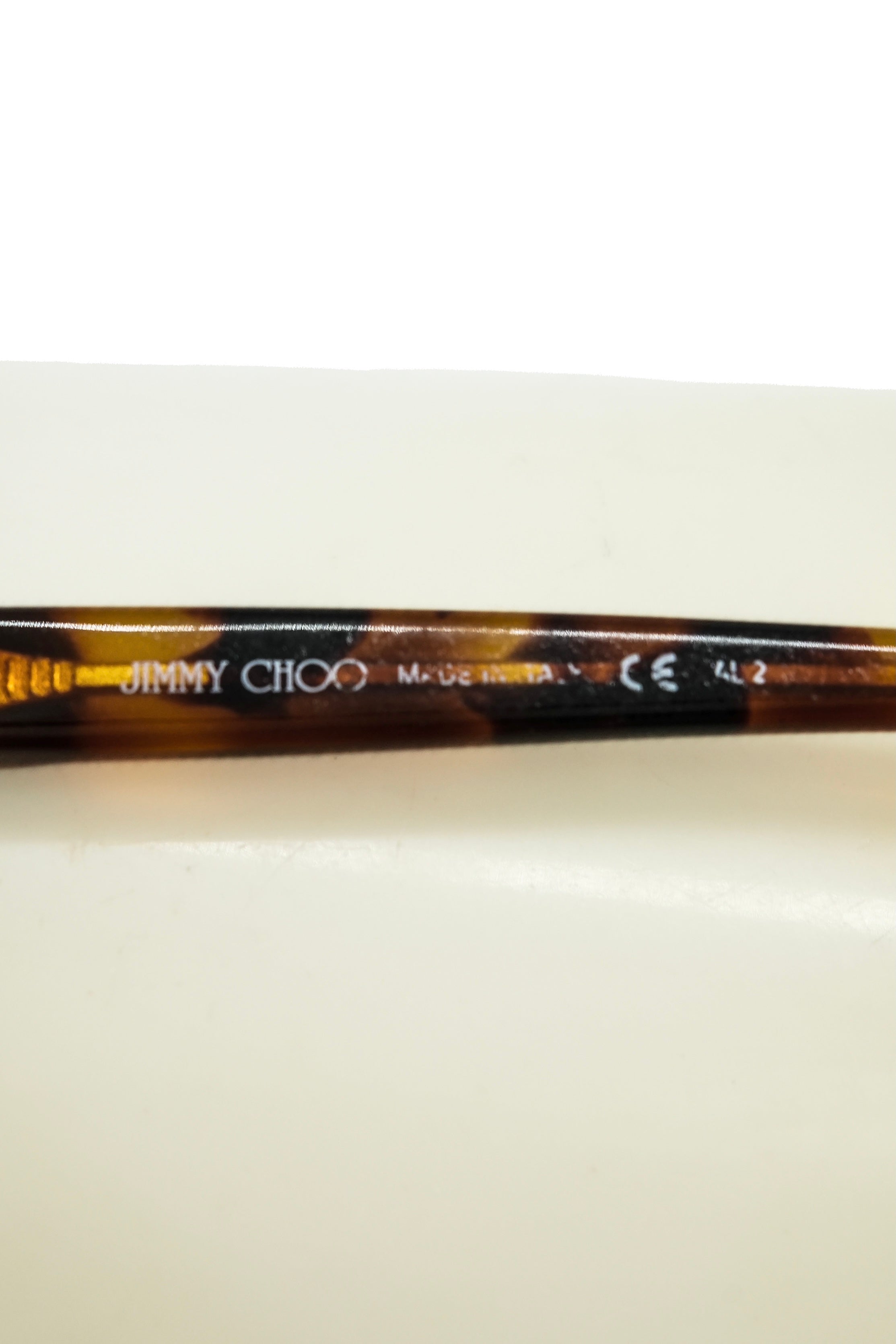 Jimmy Choo tortoise buckle sunglasses *Case*