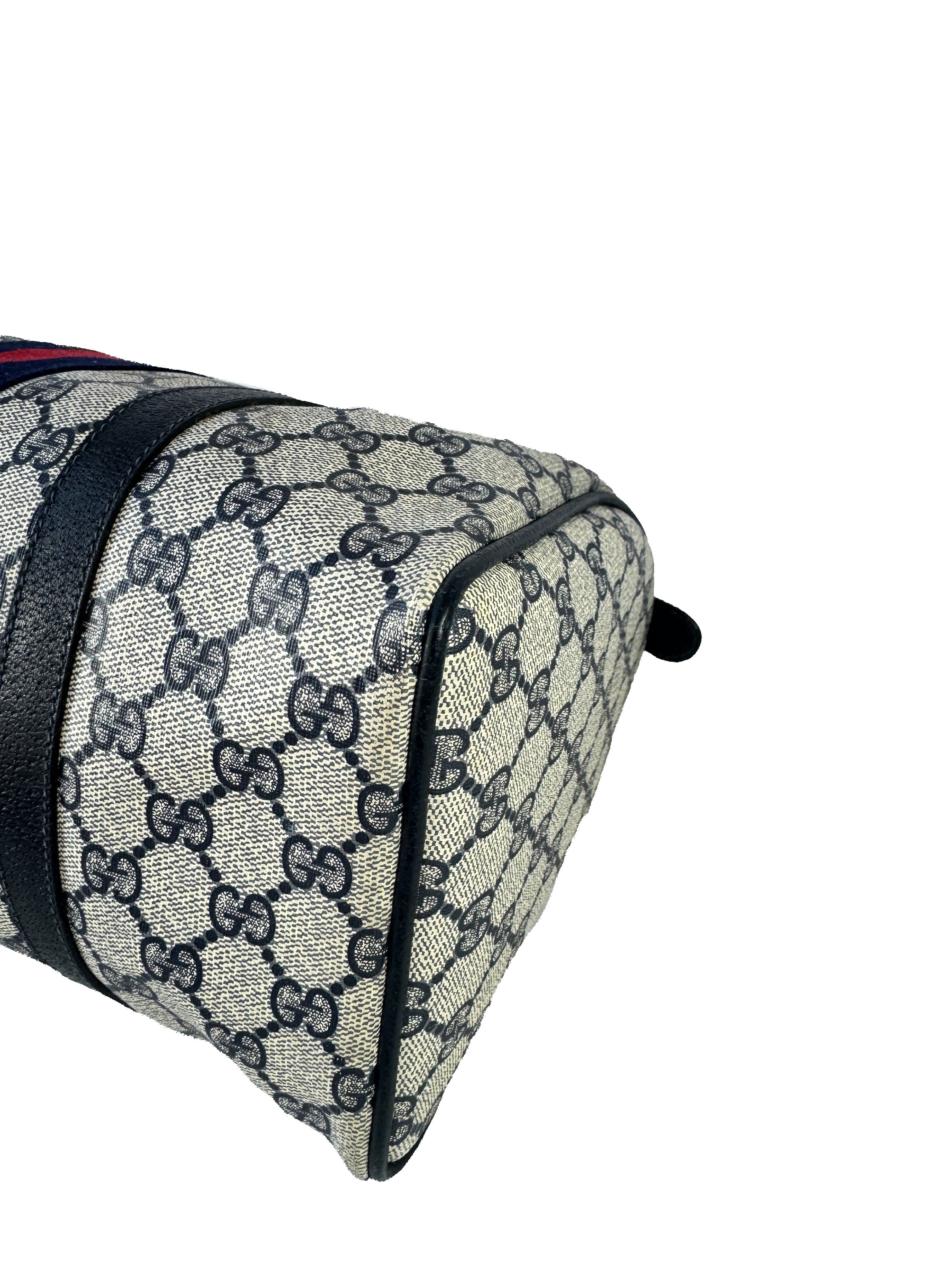 Gucci navy vintage boston bag 39-02-007