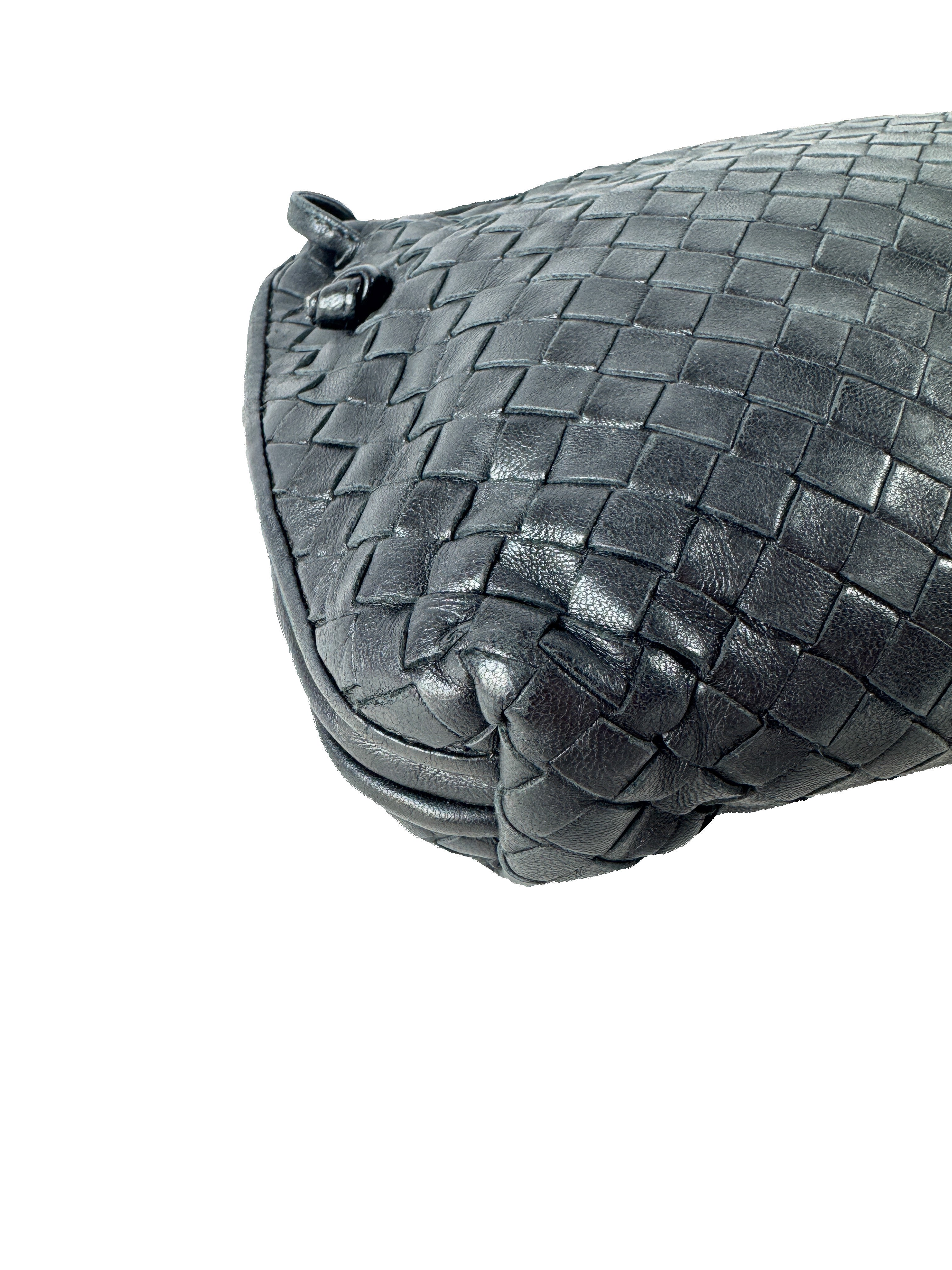 Bottega Veneta black Intrecciato Nodini bag 245354 V0016 8175