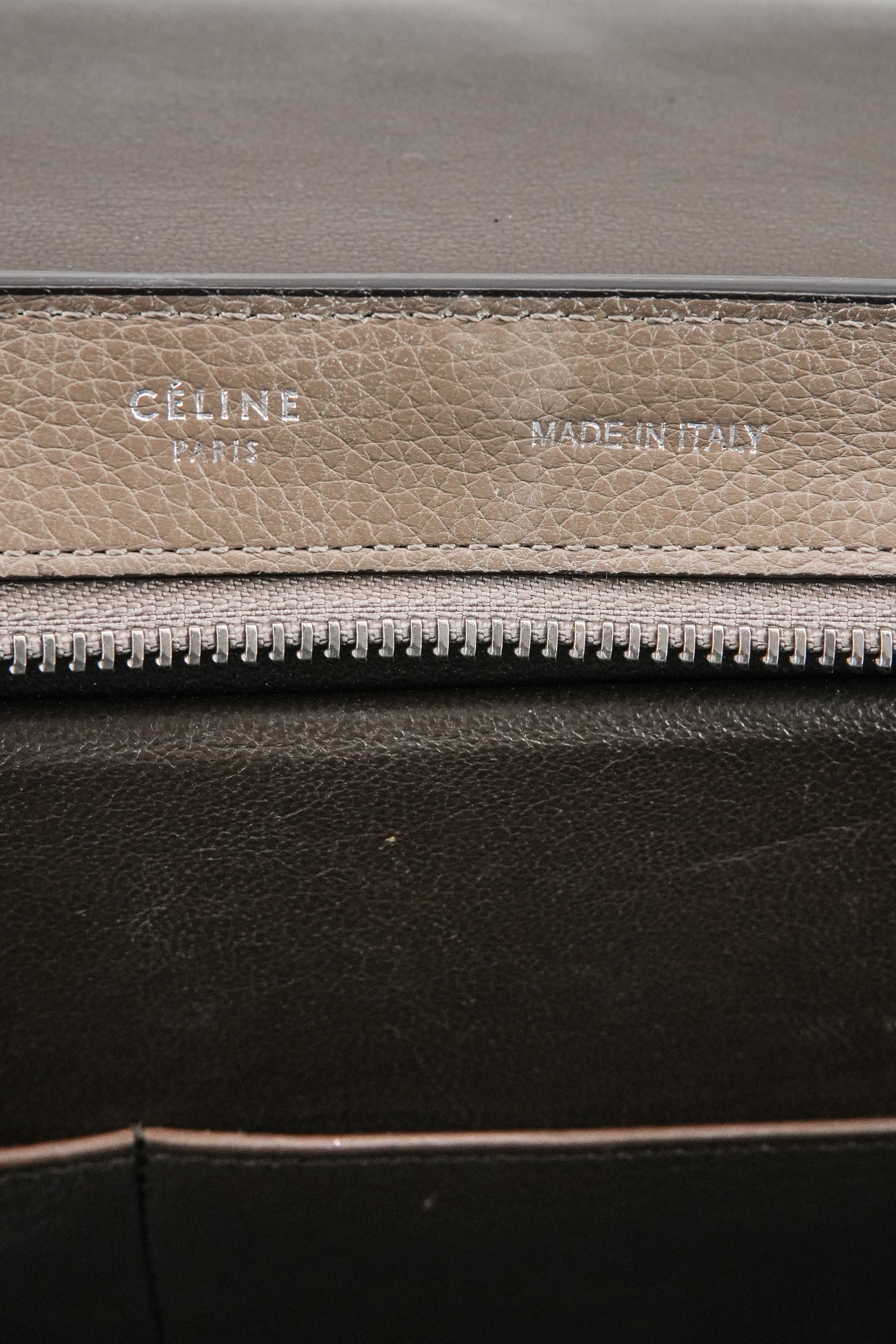 Celine taupe Trapeze F-MM-0144