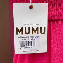 Show me your Mumu neon pink long weekend maxi dress size XS NWT