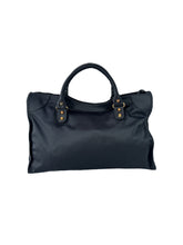 Balenciaga black satin Neo city 115748-1000-C-1669