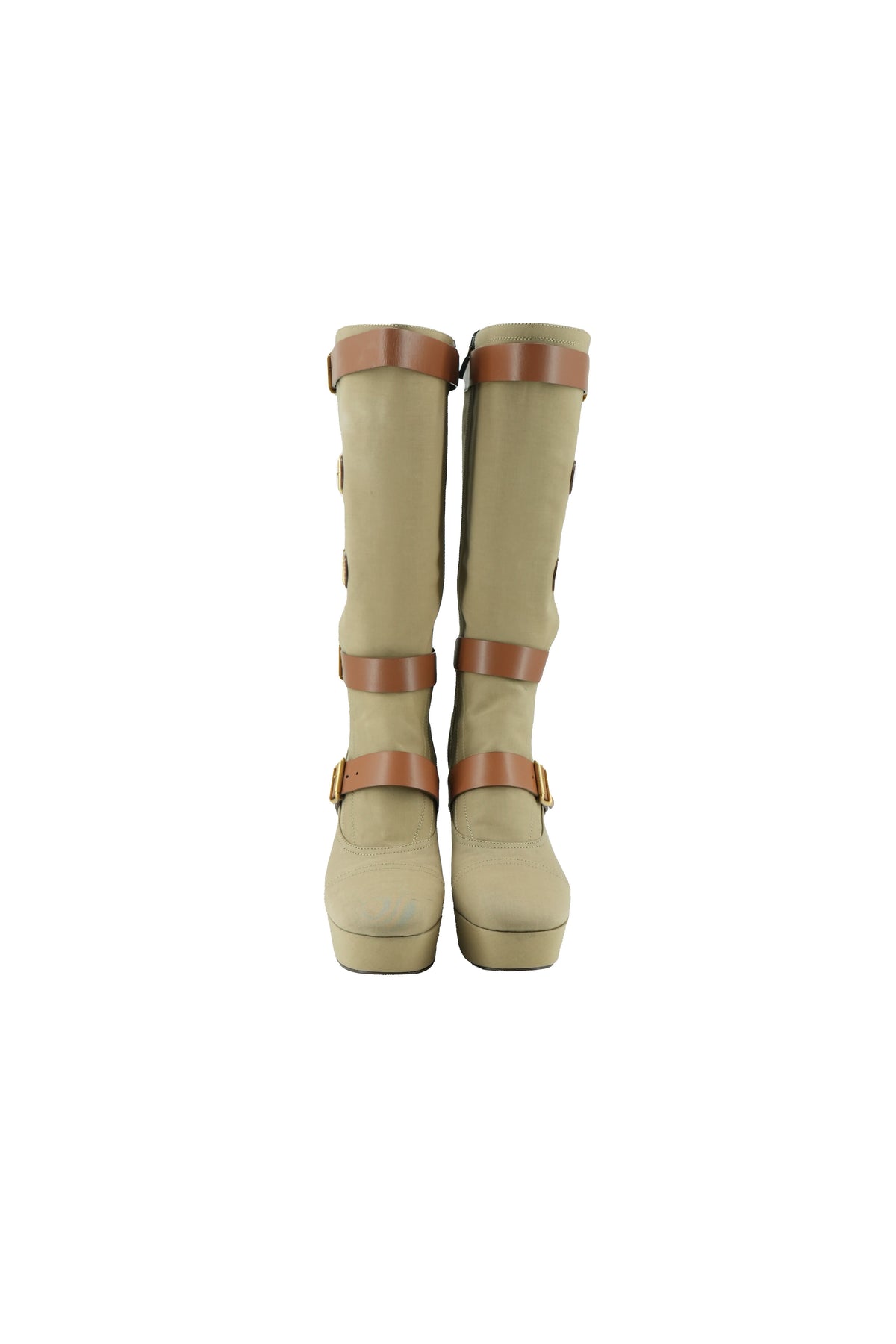 Dior beige technical fabric boots size 39 NEW BOX