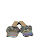 Mach & Mach double bow iridescent sandal size 38 NEW