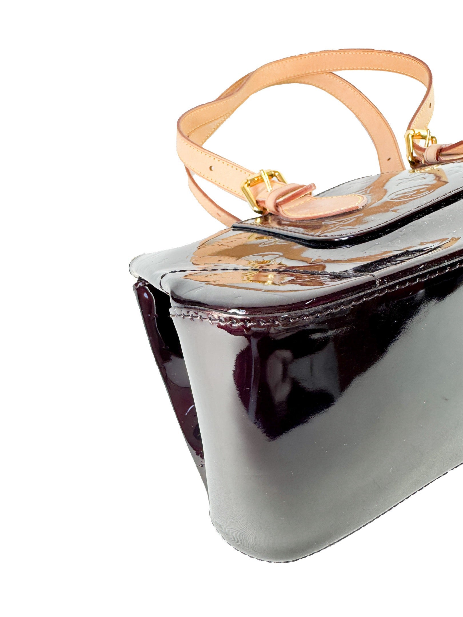 Louis Vuitton vernis Rosewood Avenue Amarante bag