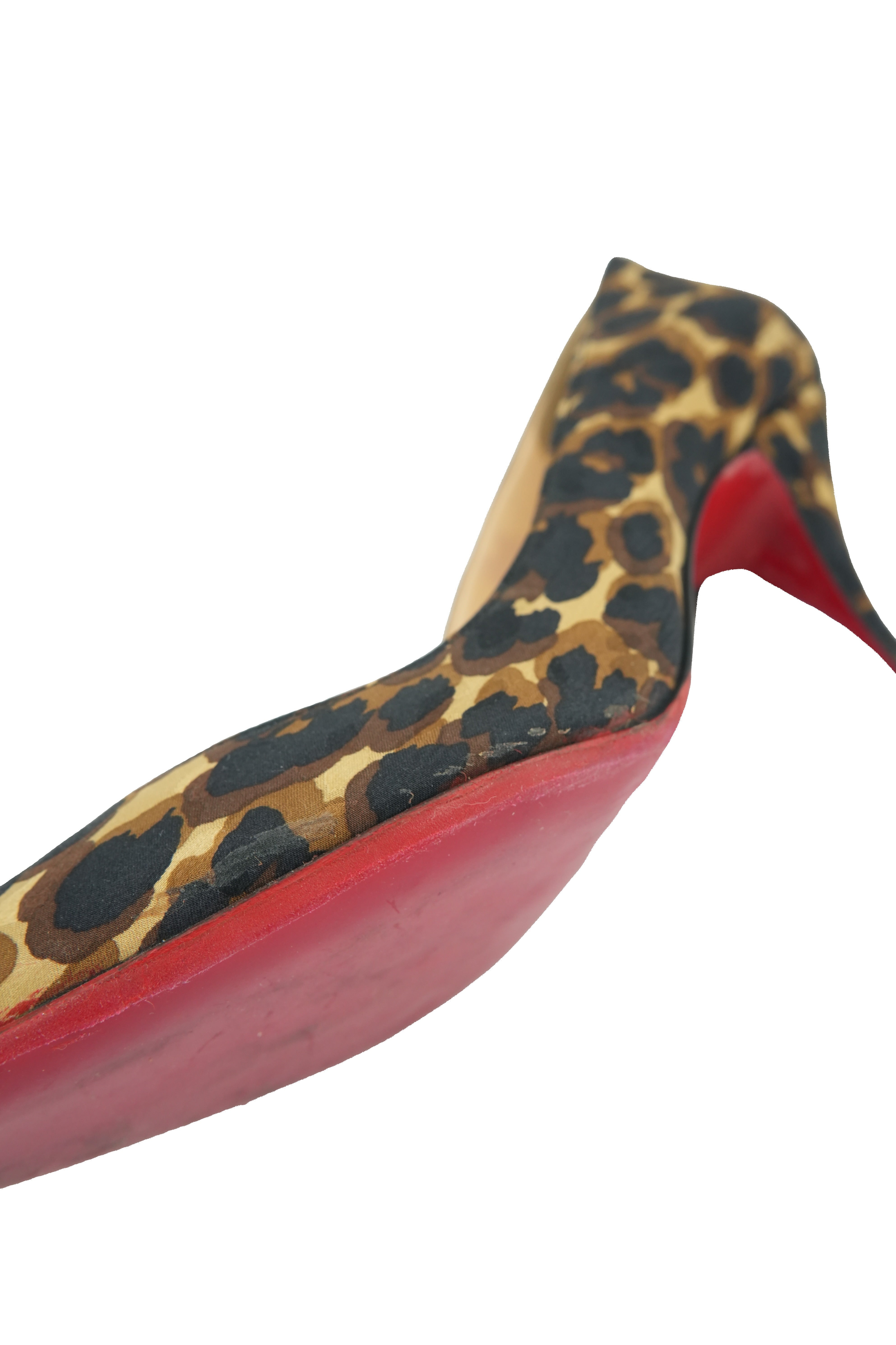 Christian Louboutin leopard print pumps size 38
