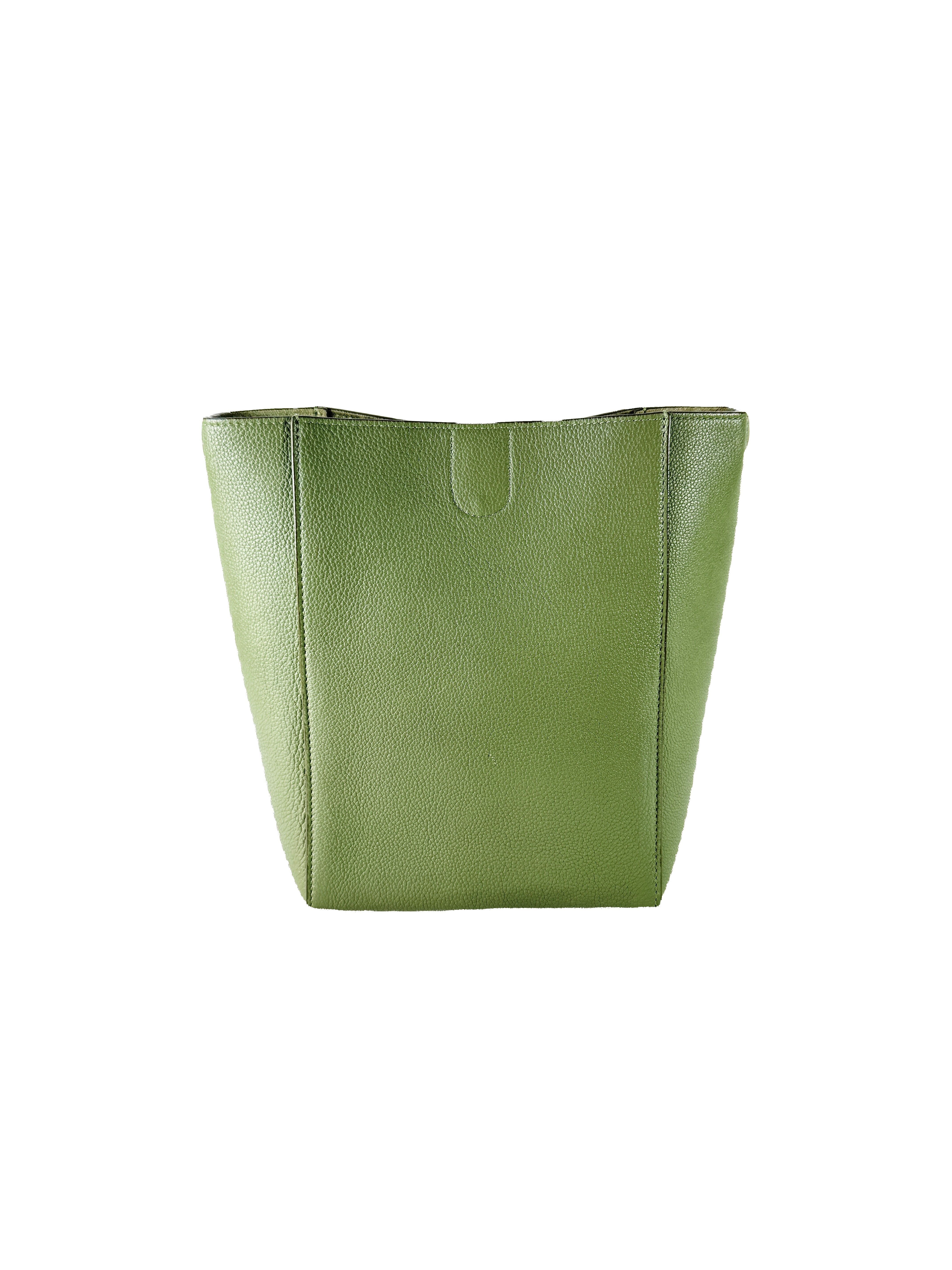 Celine green Sangle Seau small 20-BO-0290