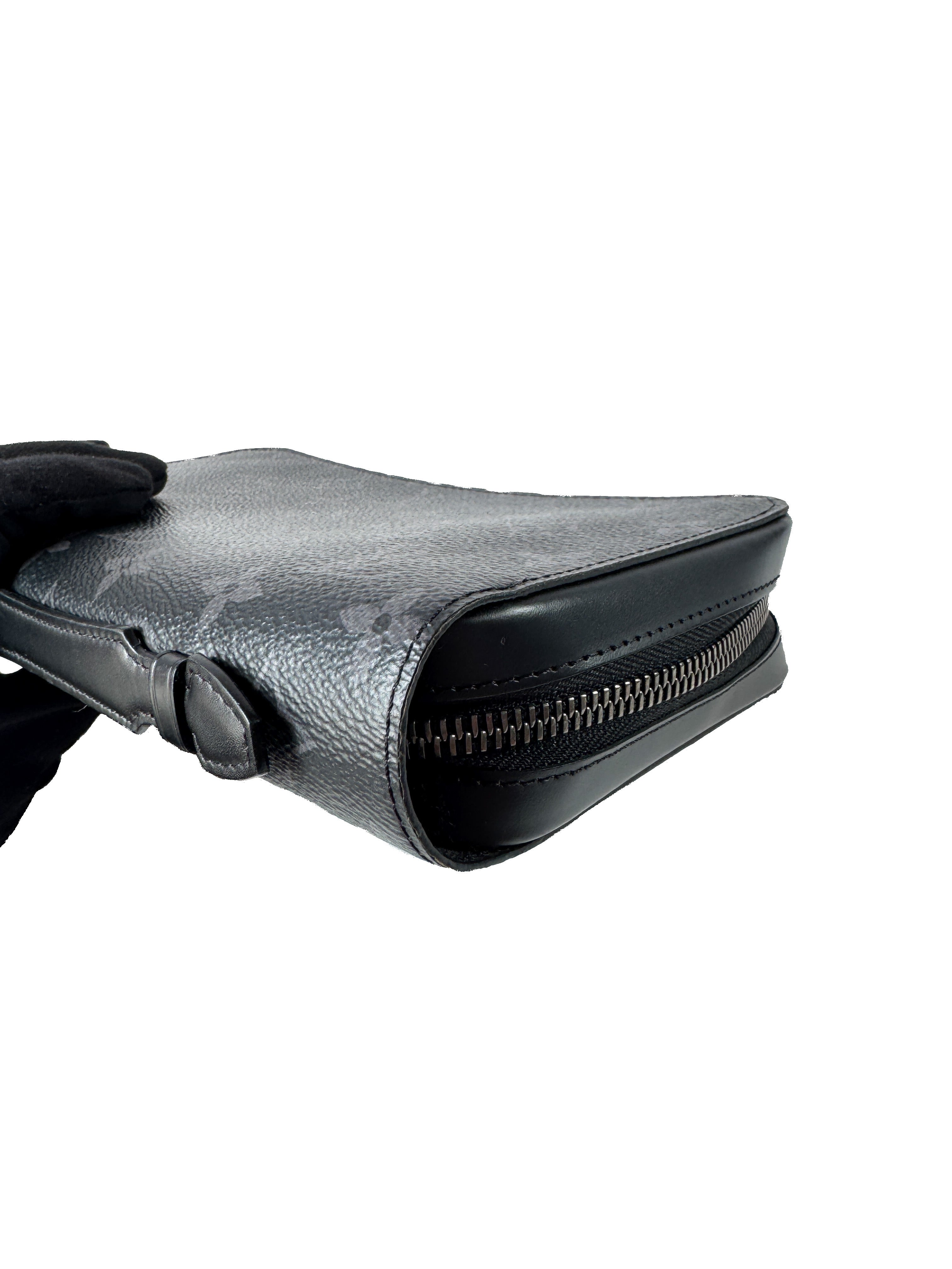 Louis Vuitton monogram eclipse xl zippy travel wallet CA4103