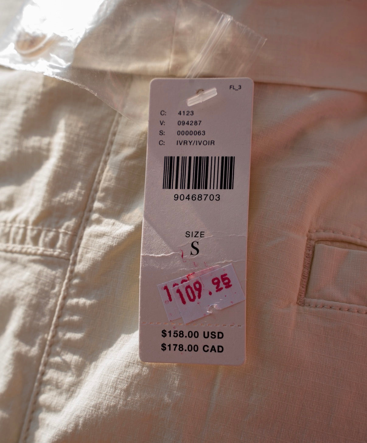 Pilcro and the Letterpress yellow pants size S NWT