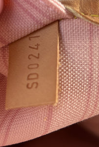 Louis Vuitton damier azur neverfull GM 2021 rose ballerine