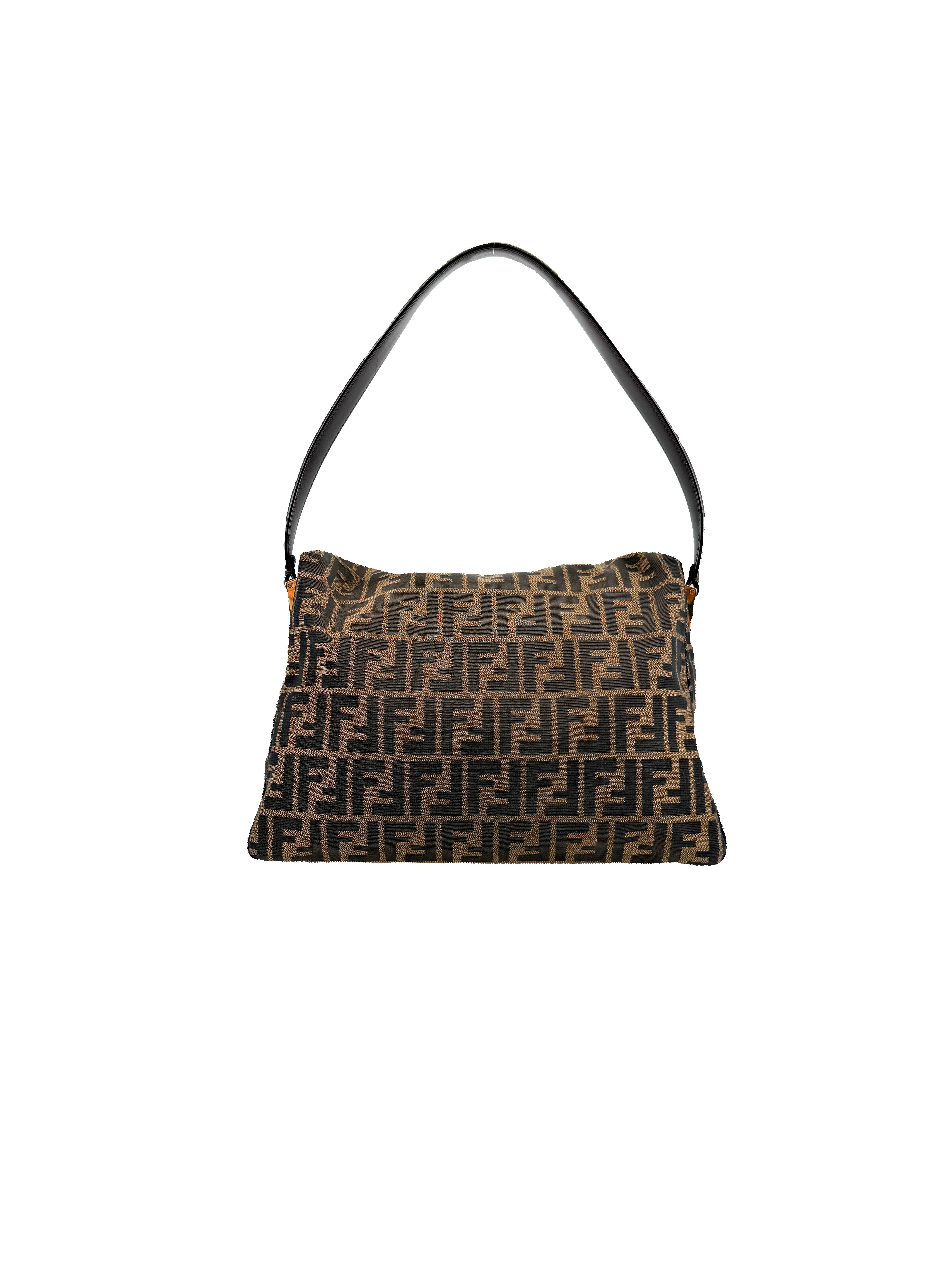Fendi Zucchino brown Mama Forever shoulder bag 8BR638-G1E 138-2308