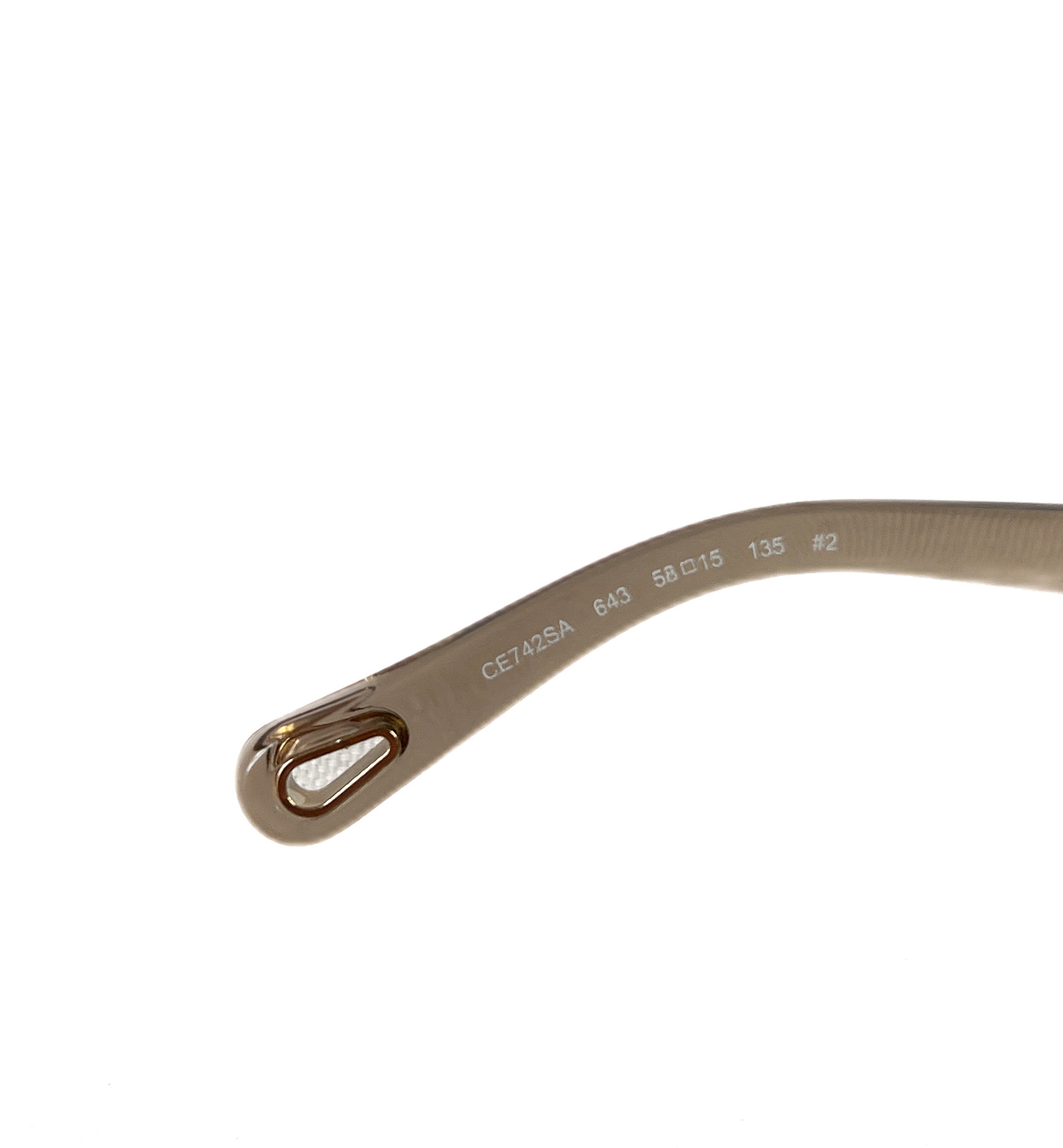 Chloe antique rose round sunglasses CE742sa