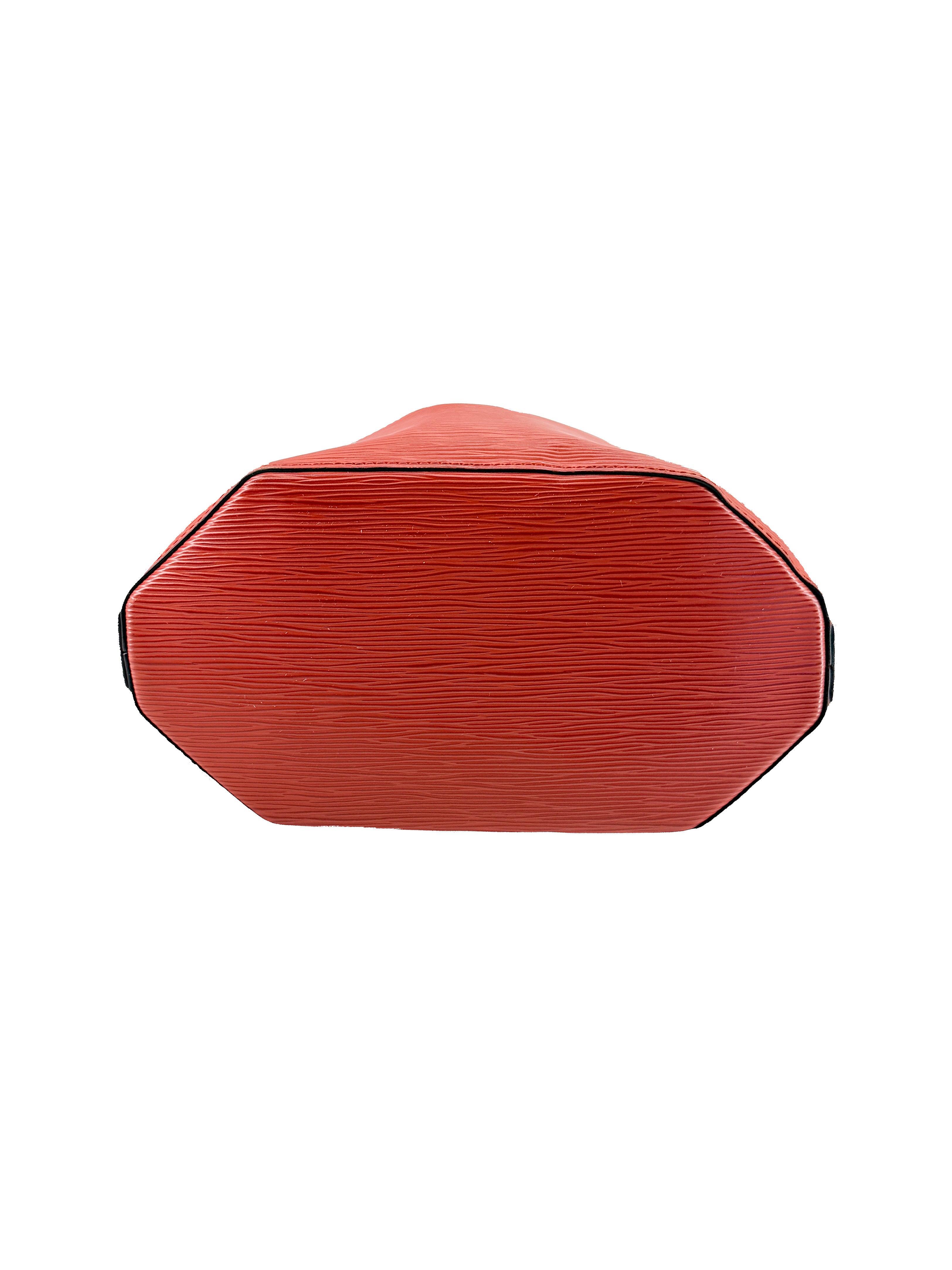 Louis Vuitton orange epi leather Twist bucket FL3198