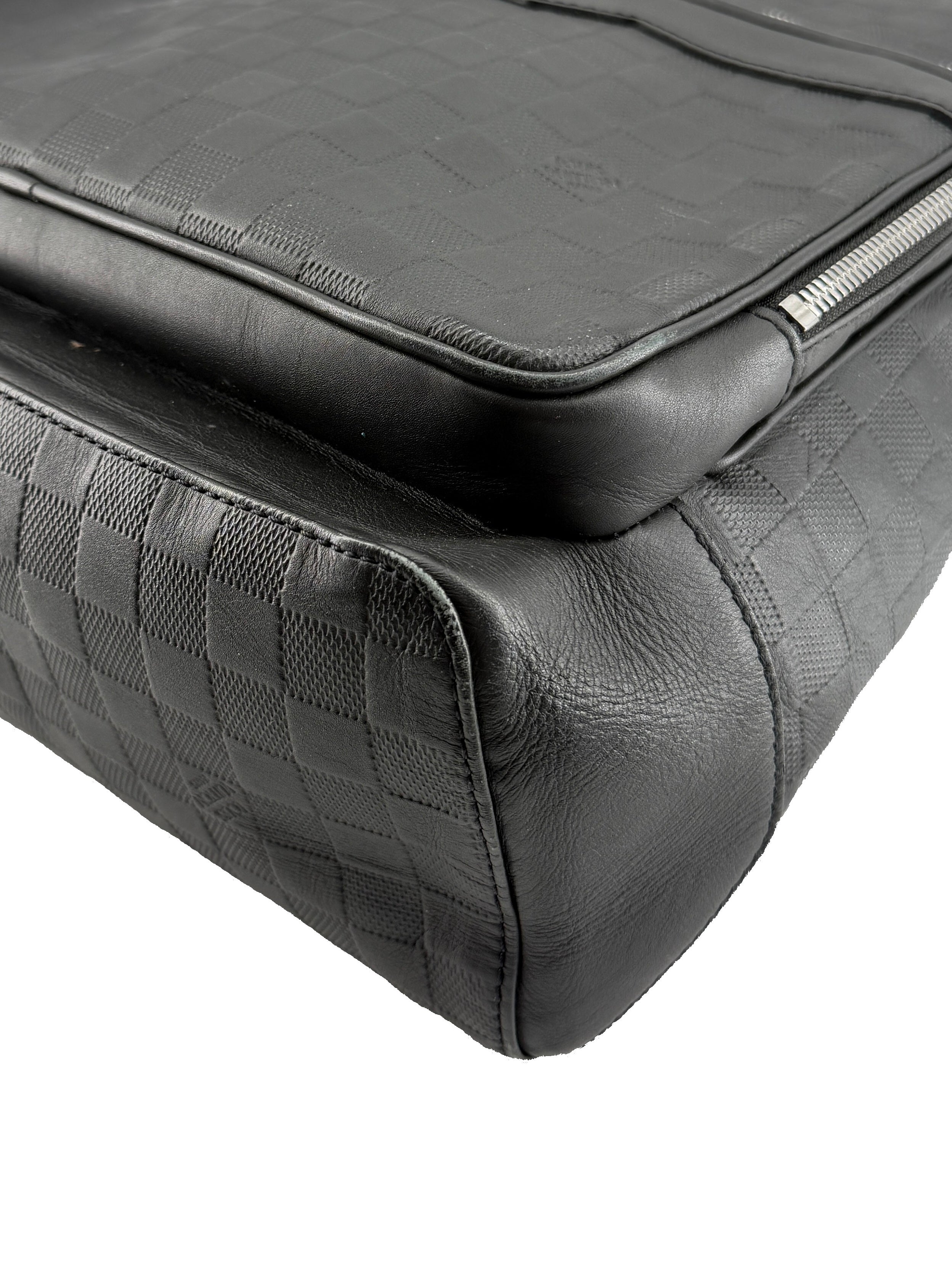 Louis Vuitton black damier infini Campus backpack CA0210