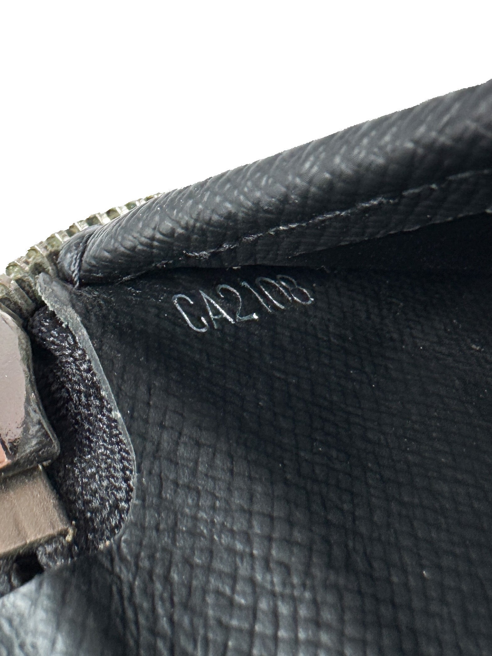 Louis Vuitton damier graphite vertical zippy wallet CA2108