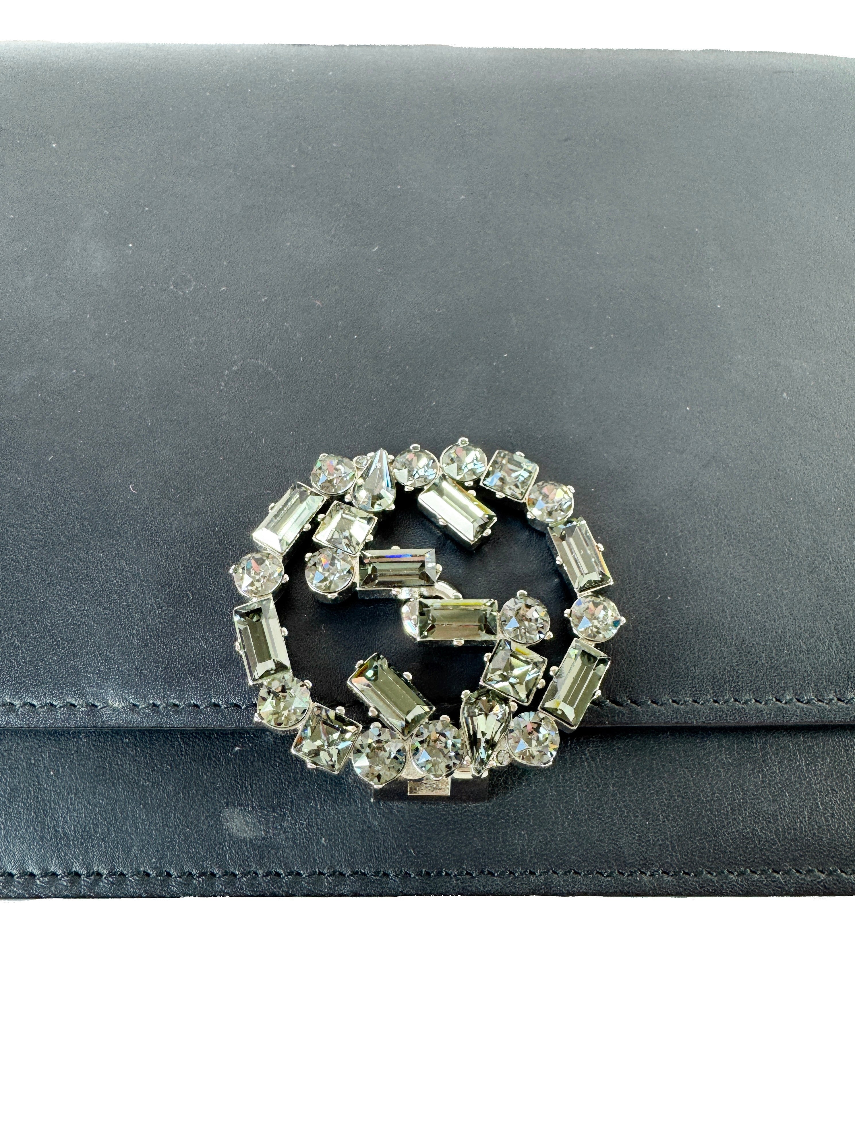 Gucci black GG Broadway leather convertible bag 371505 000926