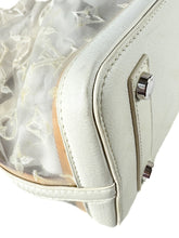 Louis Vuitton white leather mesh Lockit FO0162