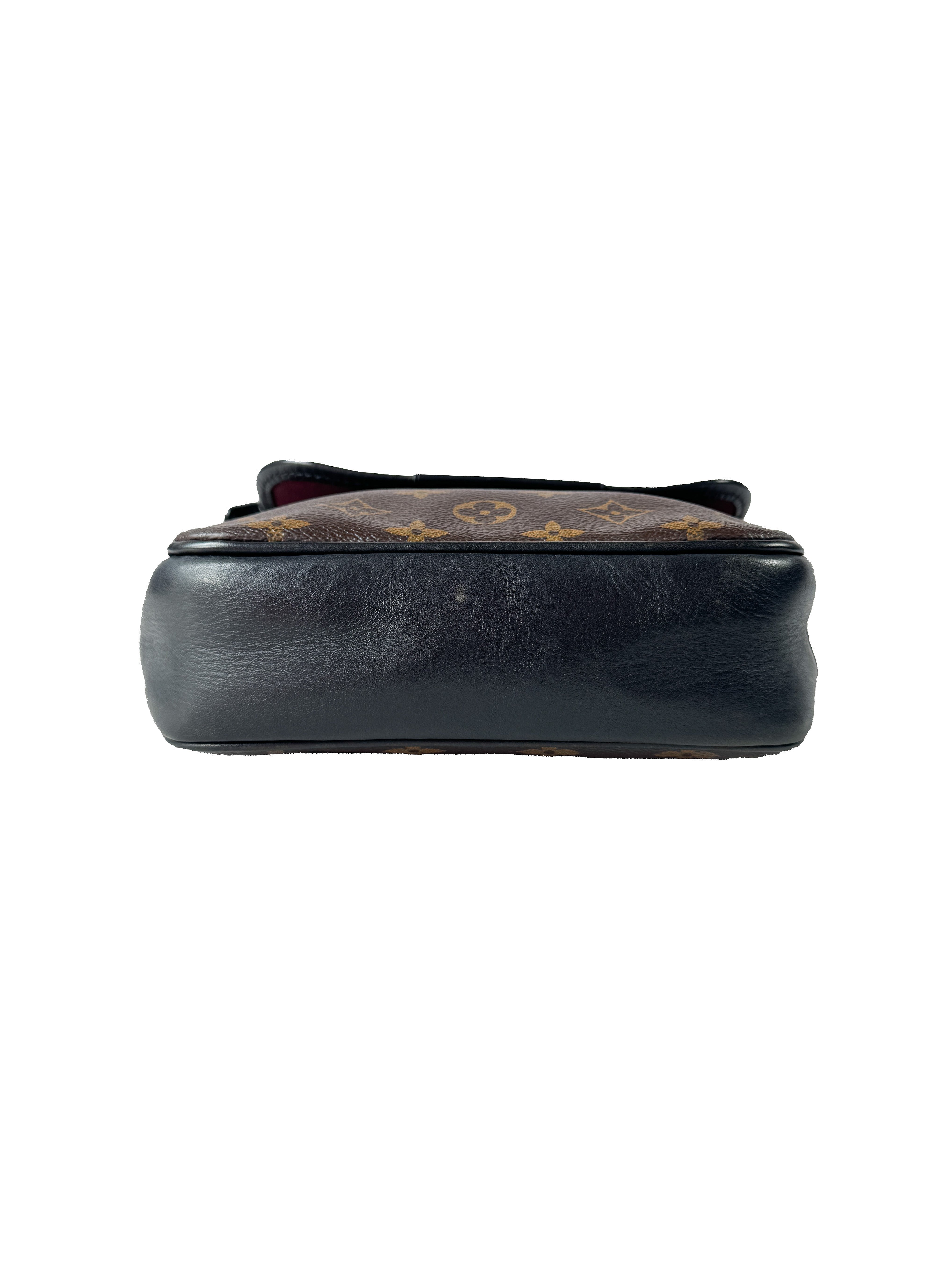 Louis Vuitton Bass Messenger Bag Macassar Monogram Canvas PM  AA4171