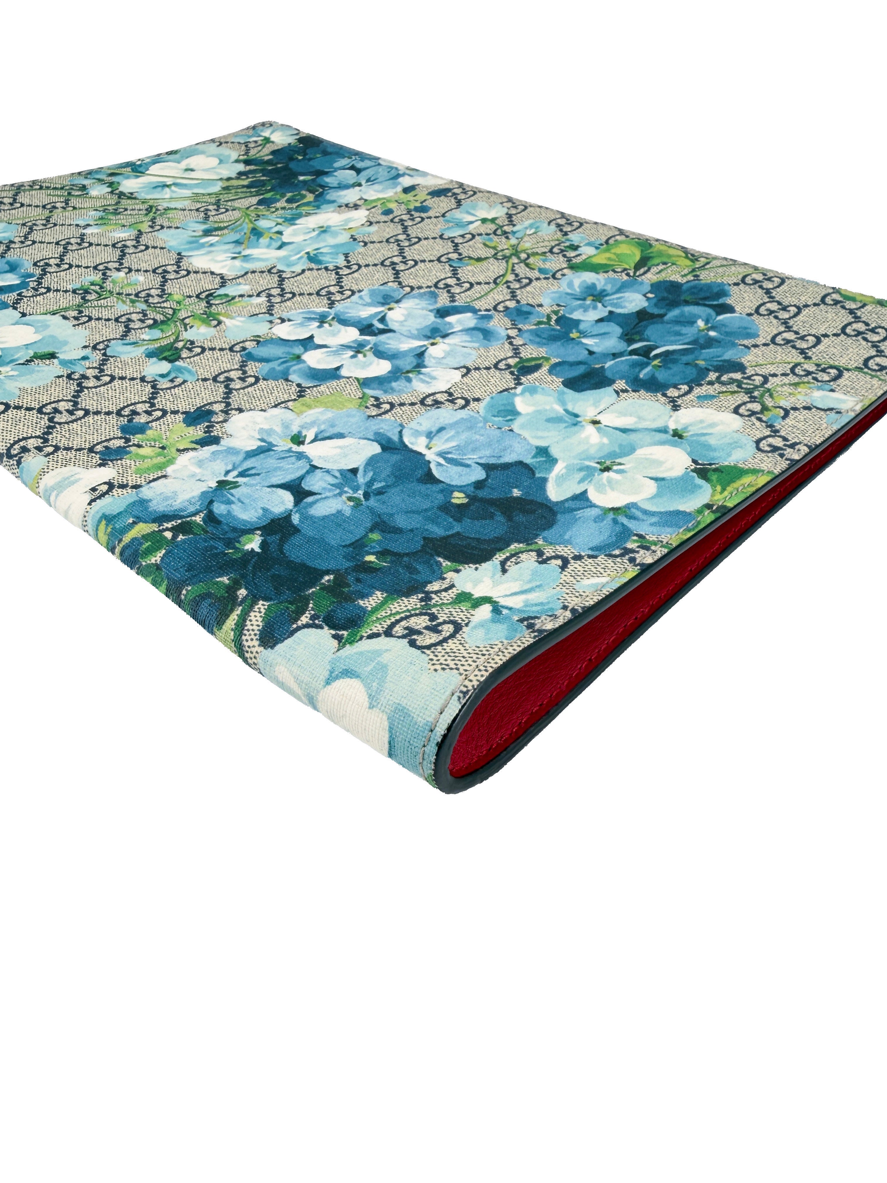 Gucci GG Supreme Blooms floral clutch 431494 525040