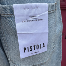 Pistola light wash turner super high rise barrel jeans size 12 NWT