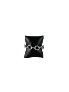 David Yurman sterling silver 17mm oval link bracelet