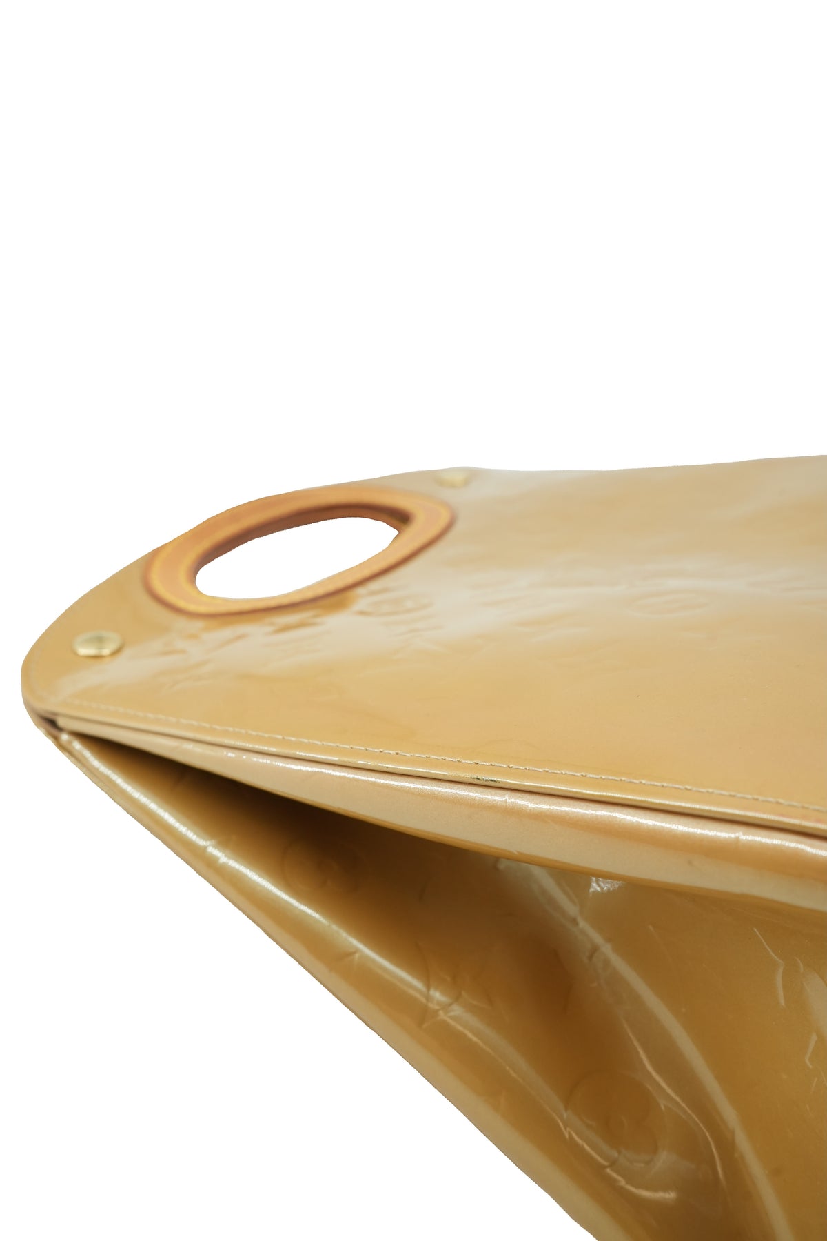 Louis Vuitton gold vernis Maple Drive LM0075