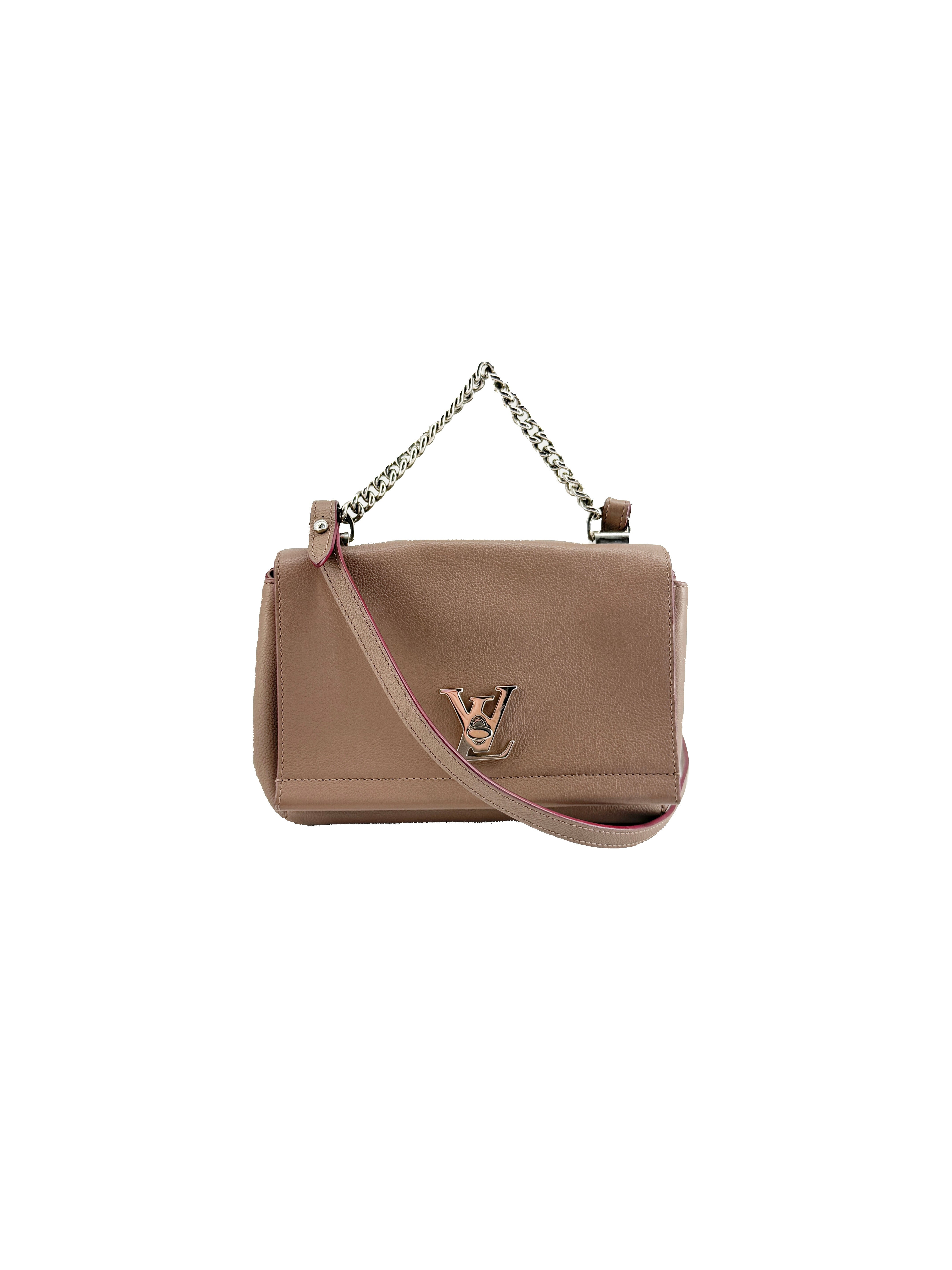 Louis Vuitton taupe Lockme II MM FL4140