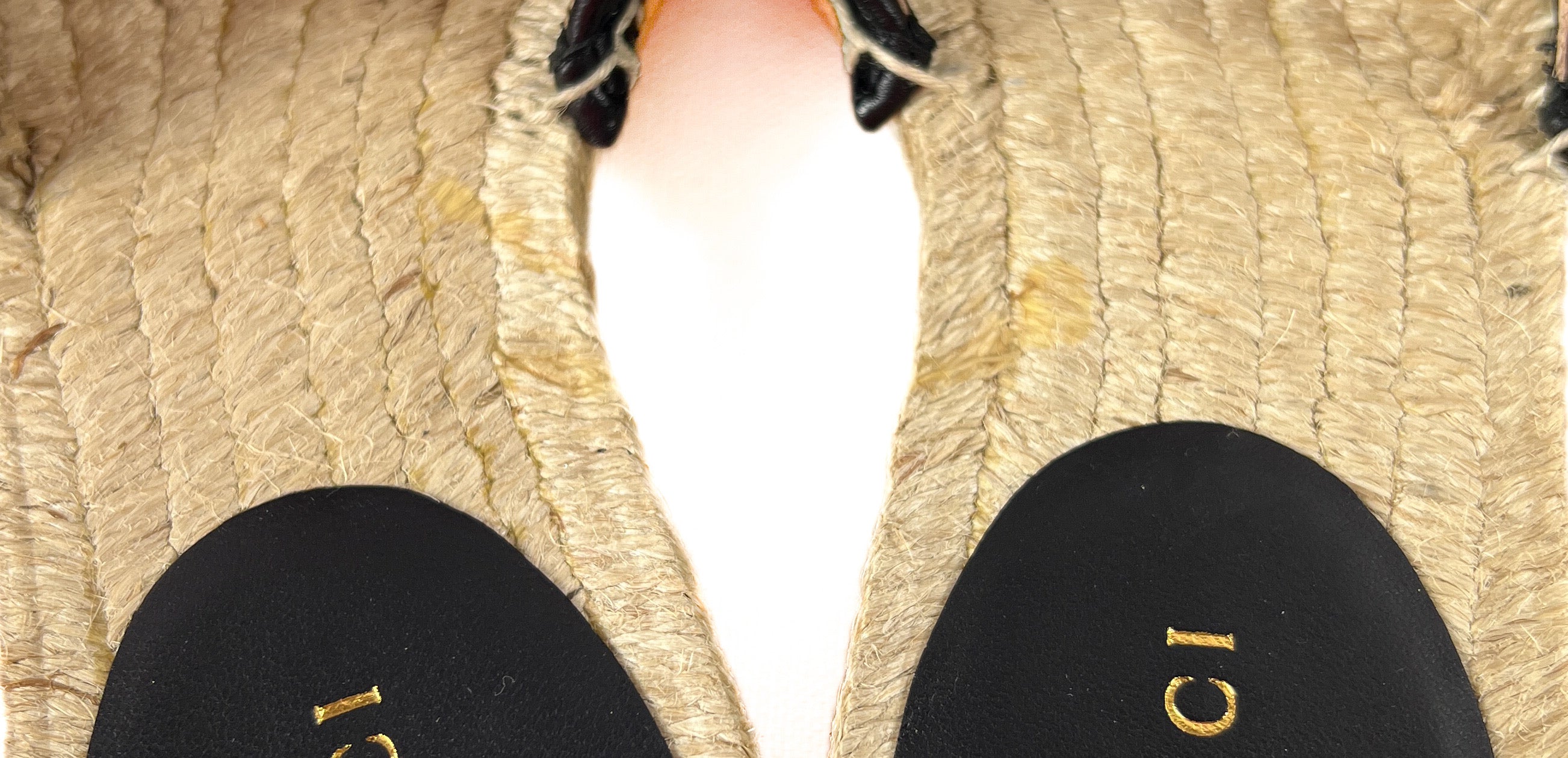 Gucci black leather Marmont espadrille slides size 35.5 NEW