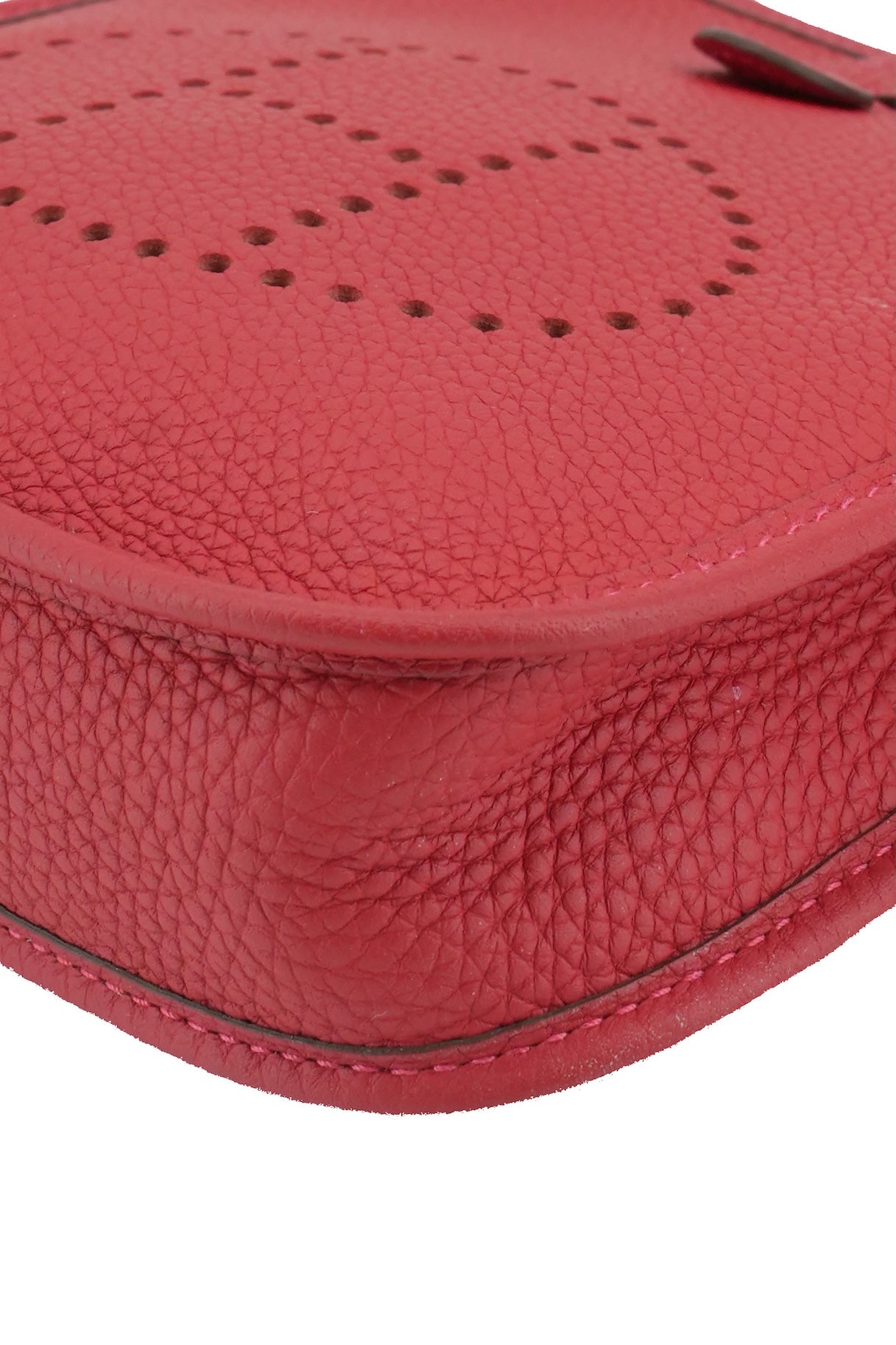 Hermès red Clemence evelyne 16 TPM B