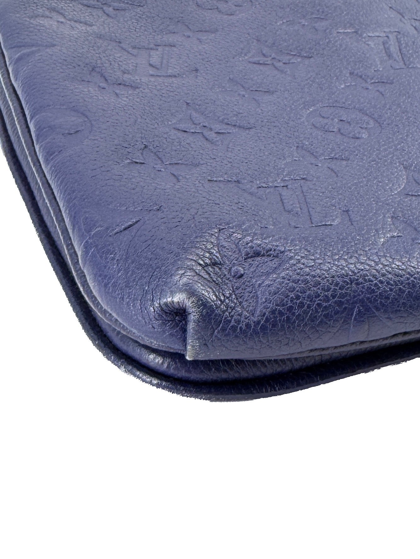 Louis Vuitton monogram navy empreinte leather Twice crossbody AR2185