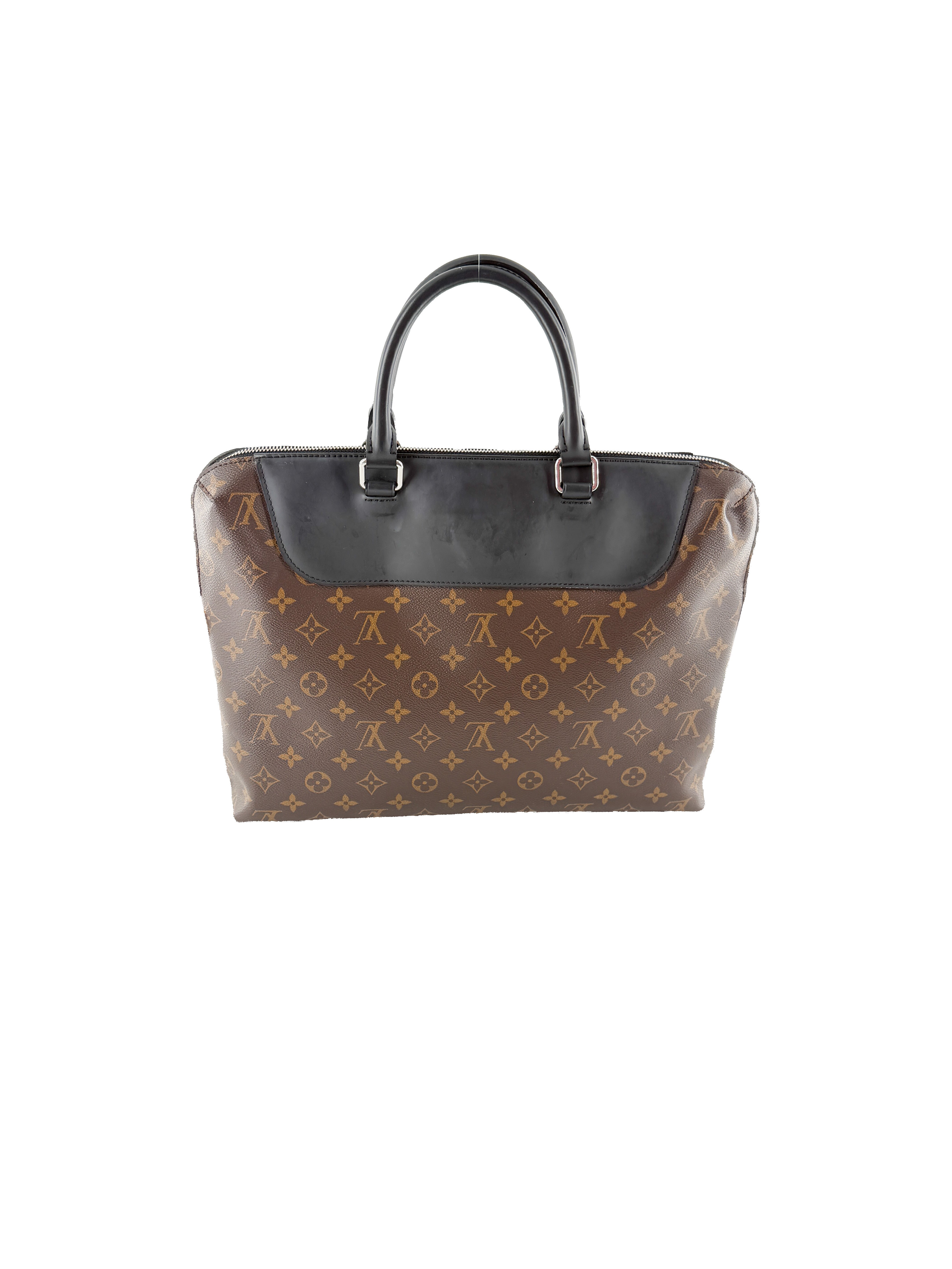 Louis Vuitton monogram black Macassar Porte Documents Jour NM CA3119 - My Girlfriend's Wardrobe LLC