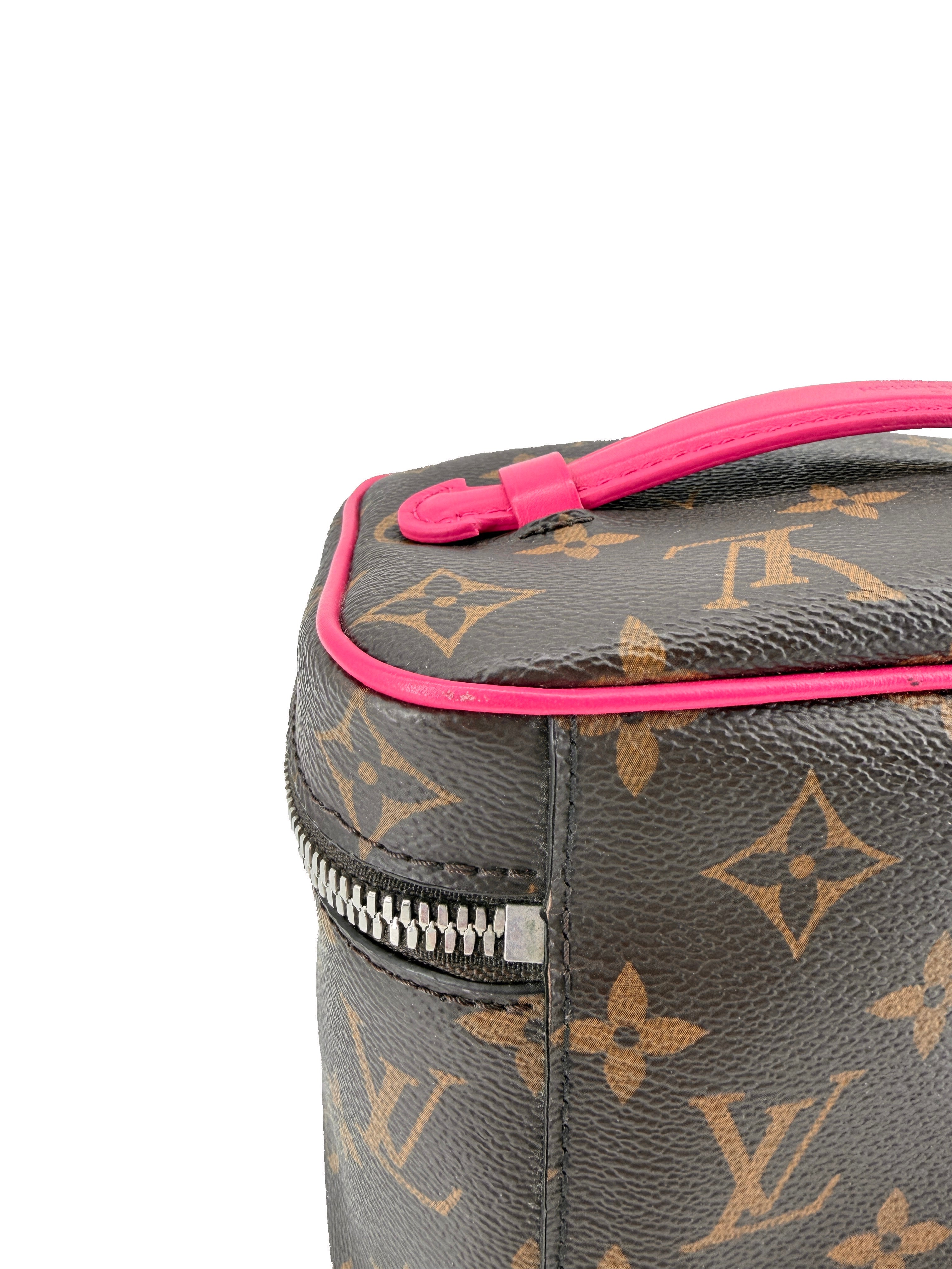 Louis Vuitton monogram pink Nice mini vanity NFC