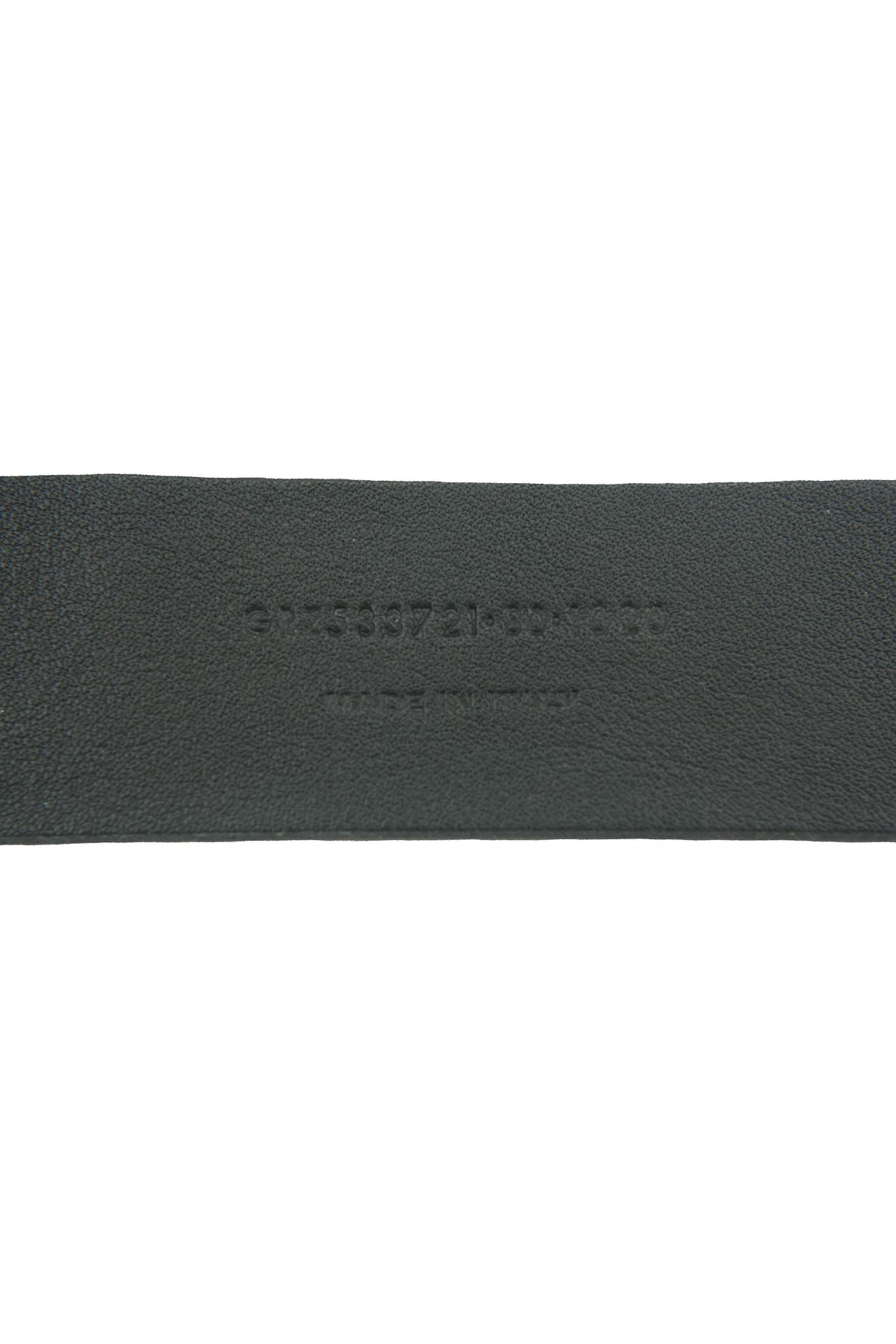 Saint Laurent black croc embossed Celtic belt size 80