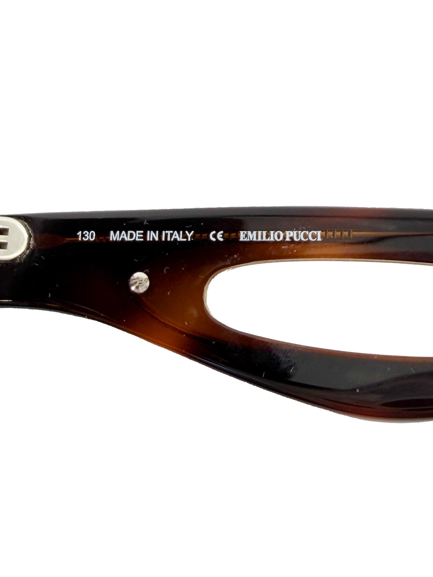 Emilio Pucci tortoise sunglasses BOX