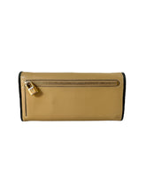 Loewe beige/black leather long wallet