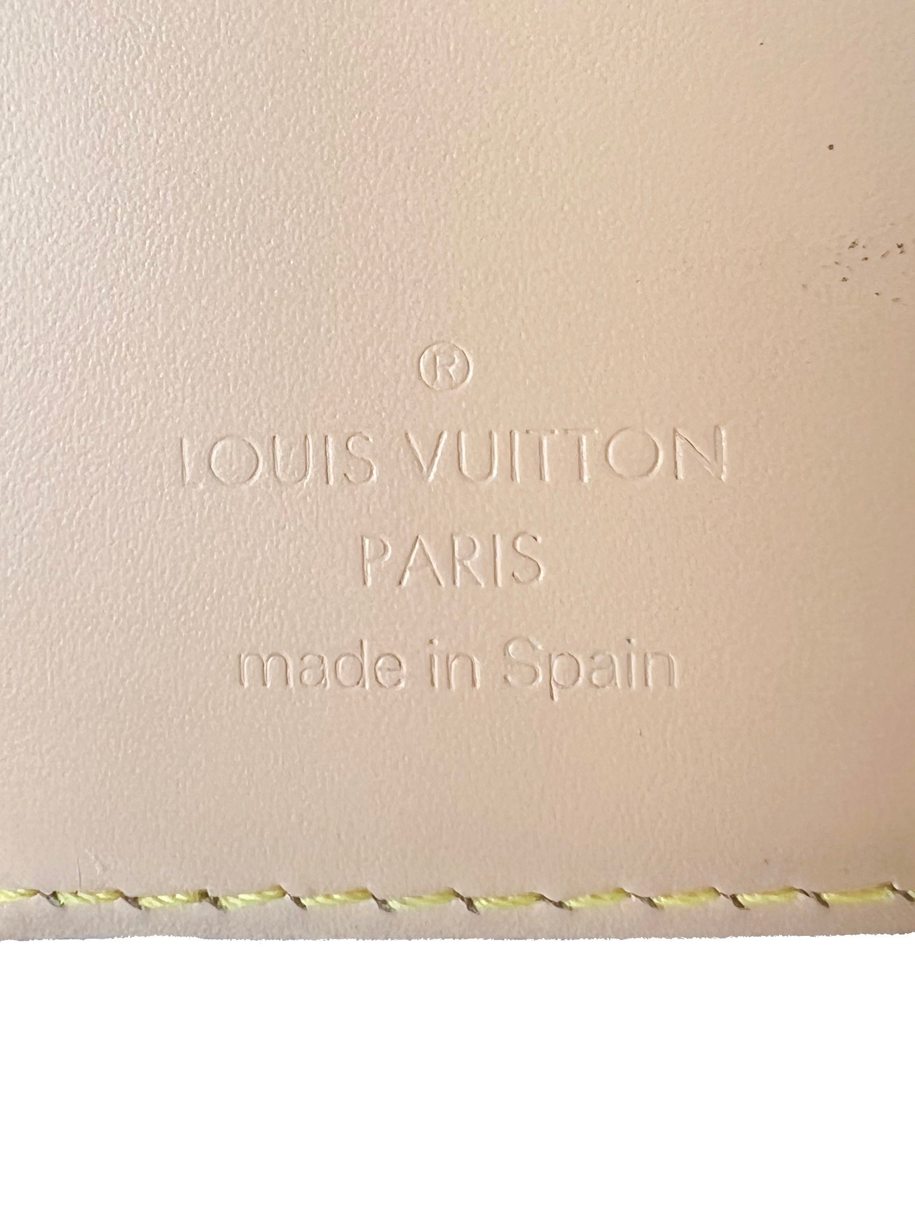 Louis Vuitton monogram white multicolor agenda PM CA0055
